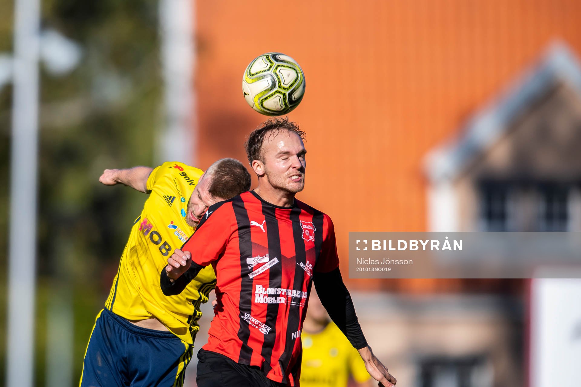 Ängelholms Robin Nilsson och Eslöv Pontus Gressman