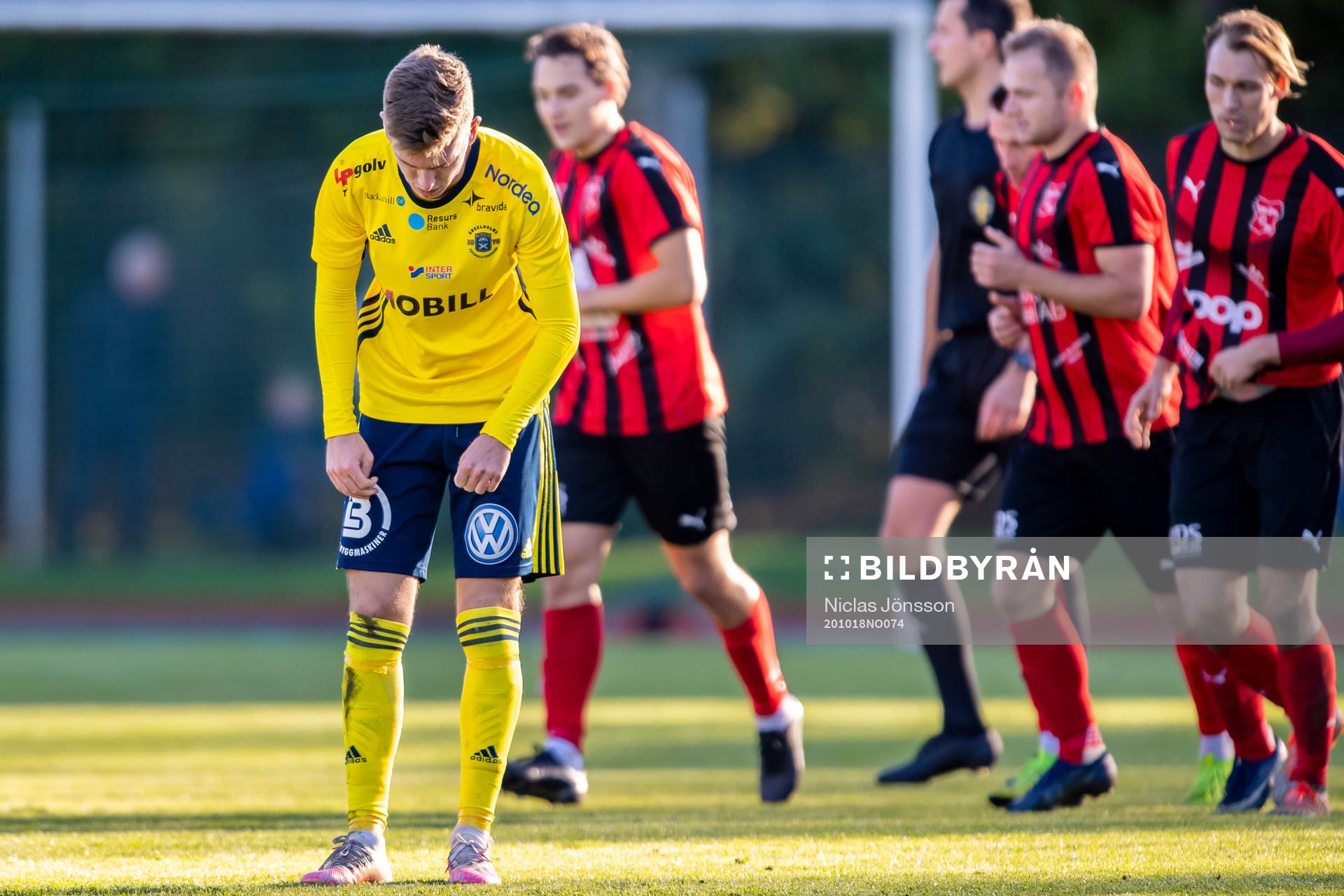 Ängelholms Niklas Svensson deppar