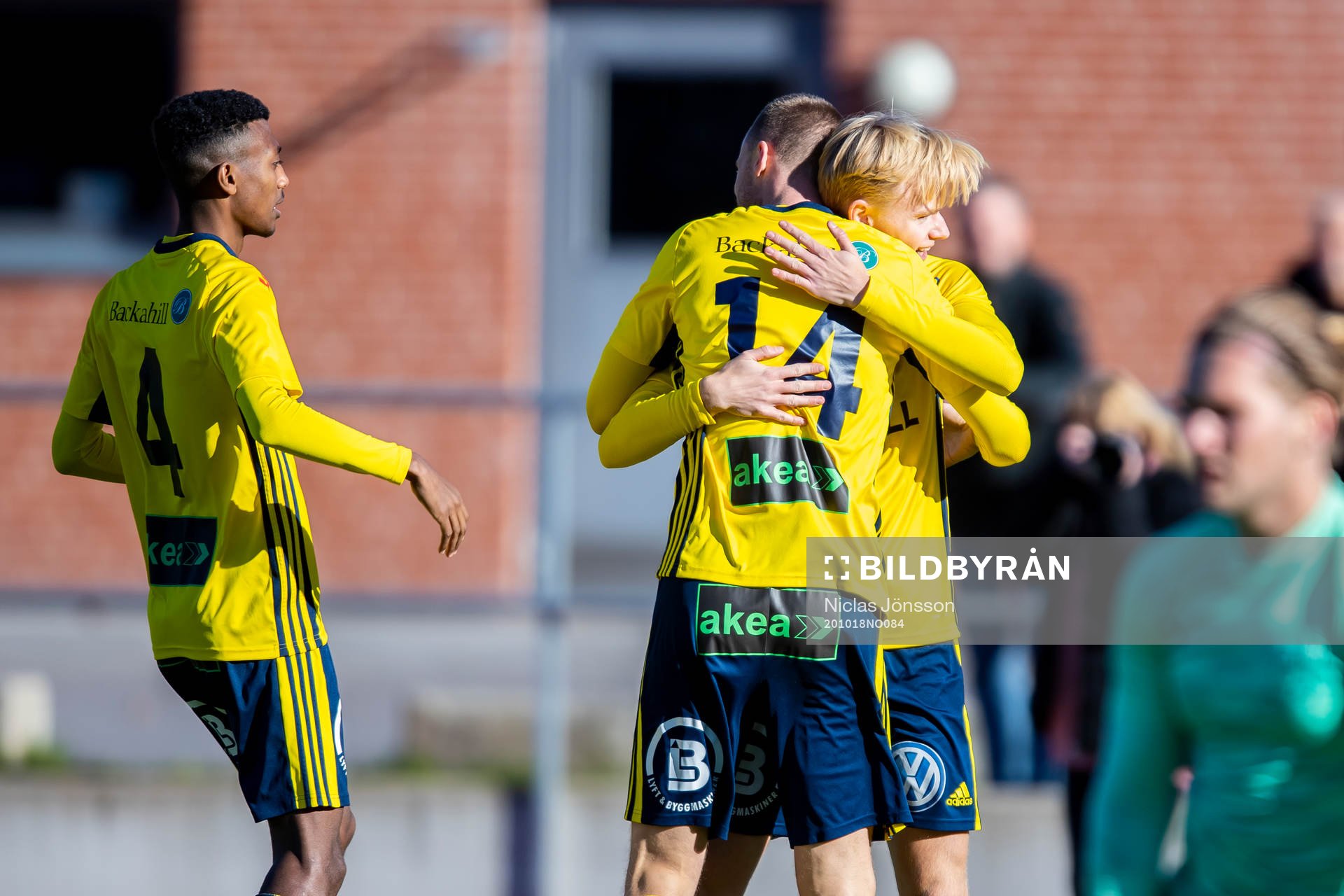 Ängelholms Axel Olsson jublar