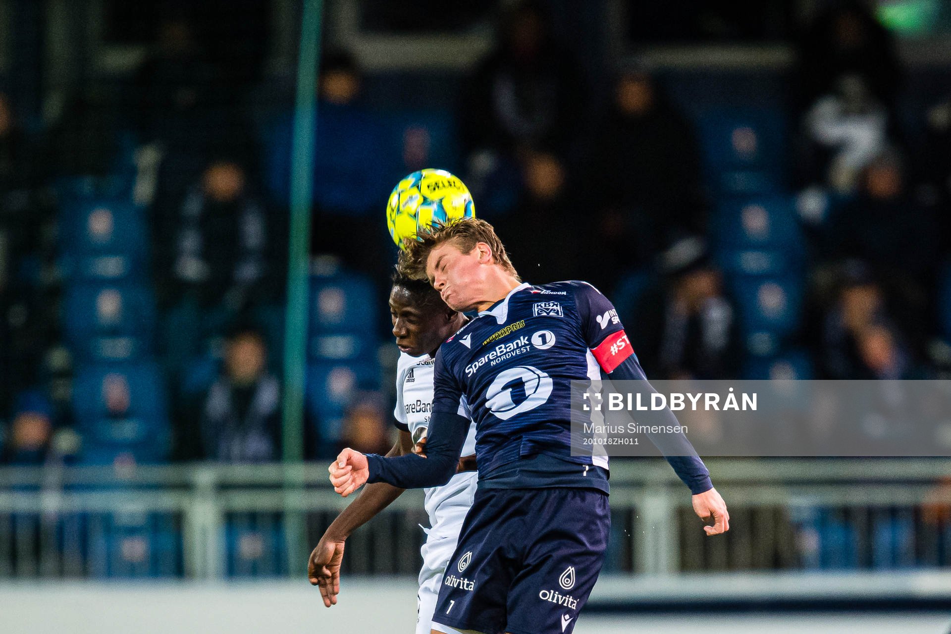 Pa Momodou Konate of Rosenborg and Sondre Sørli of