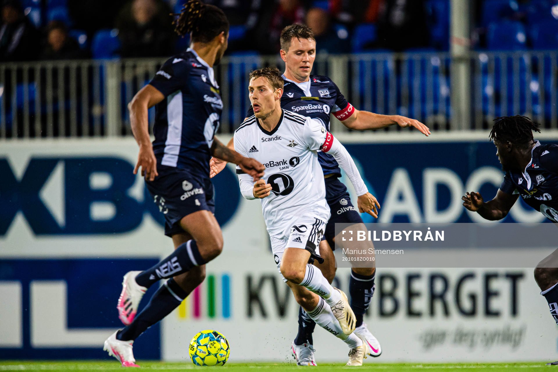 Kristoffer Zachariassen of Rosenborg and Andreas Eines