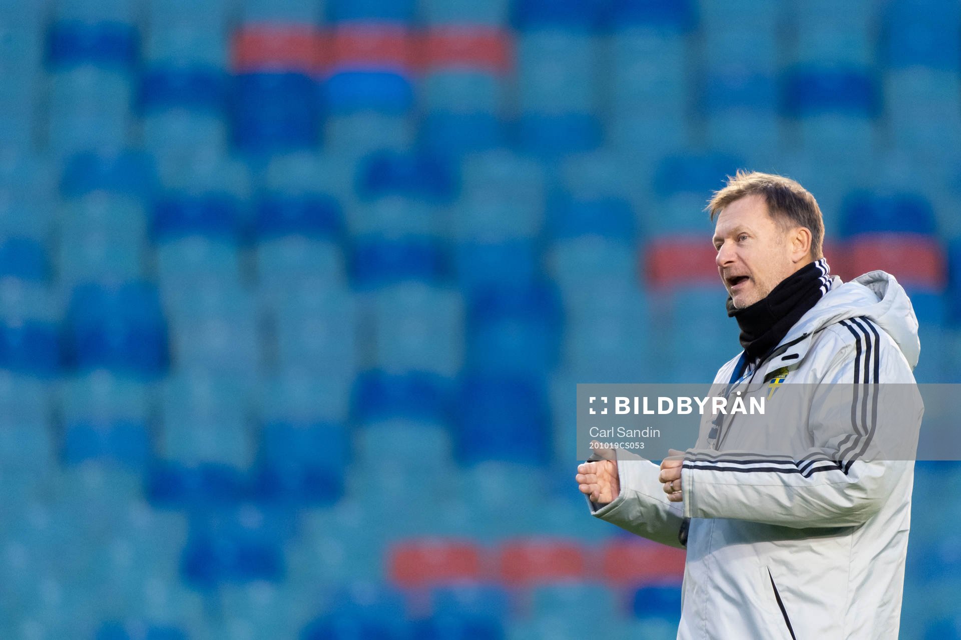 Head coach Peter Gerhardsson