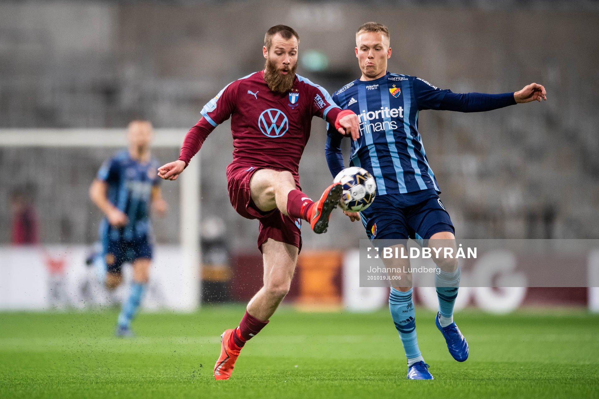 Malmö FFs Jo Inge Berget och Djurgårdens Jonathan