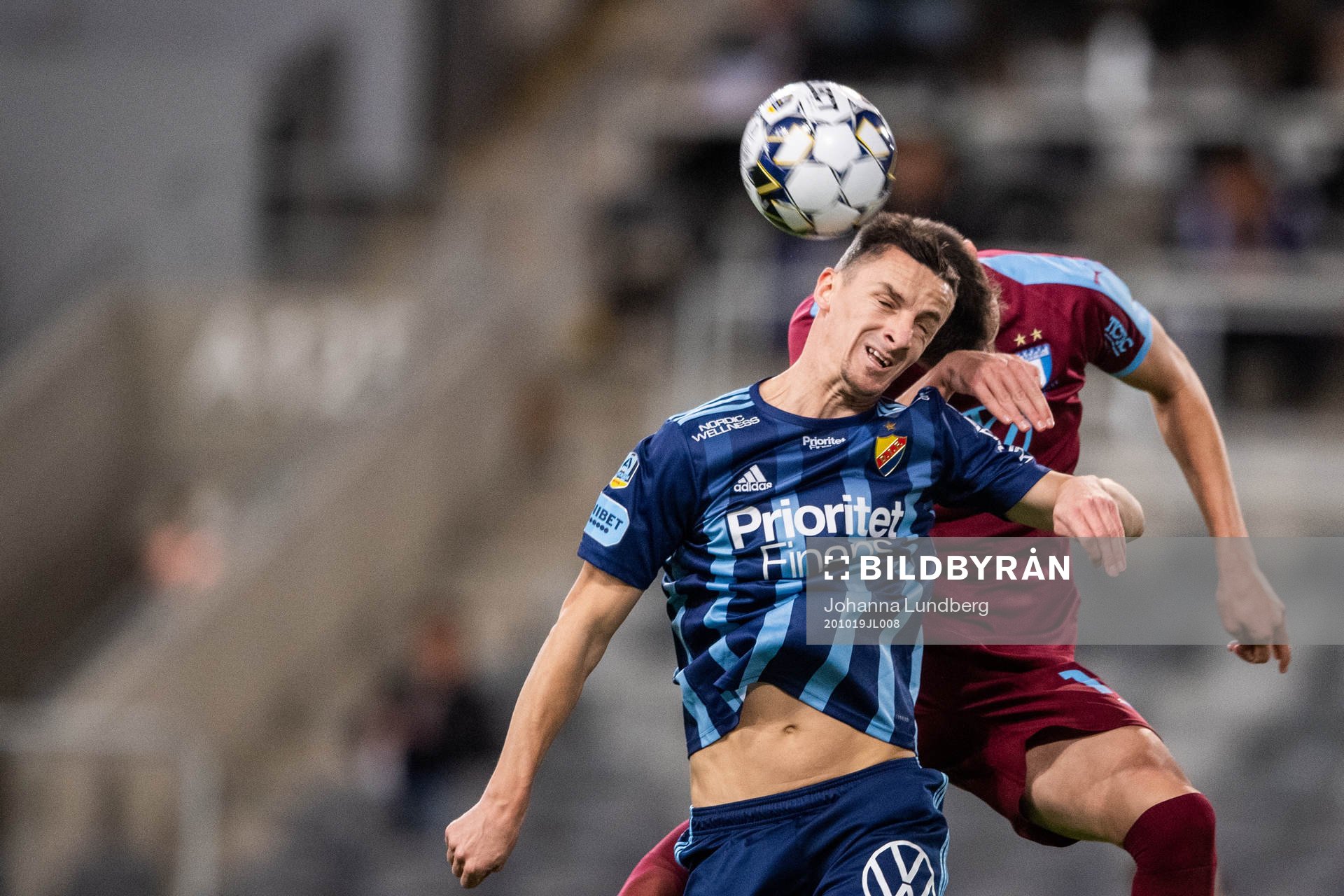 Djurgårdens Haris Radetinac och Malmö FFs Anel Ahmedhodzic
