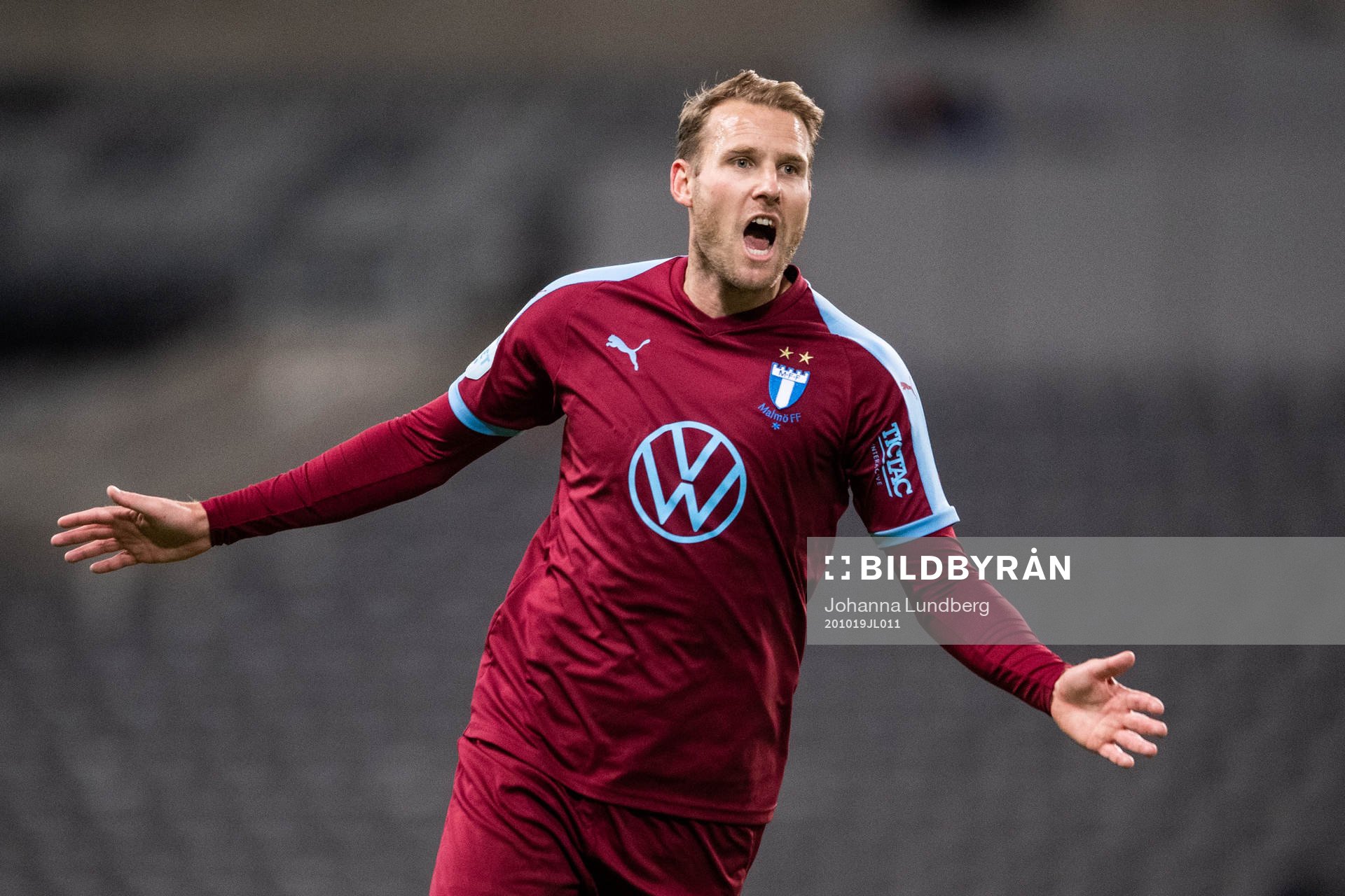 Malmö FFs Ola Toivonen jublar