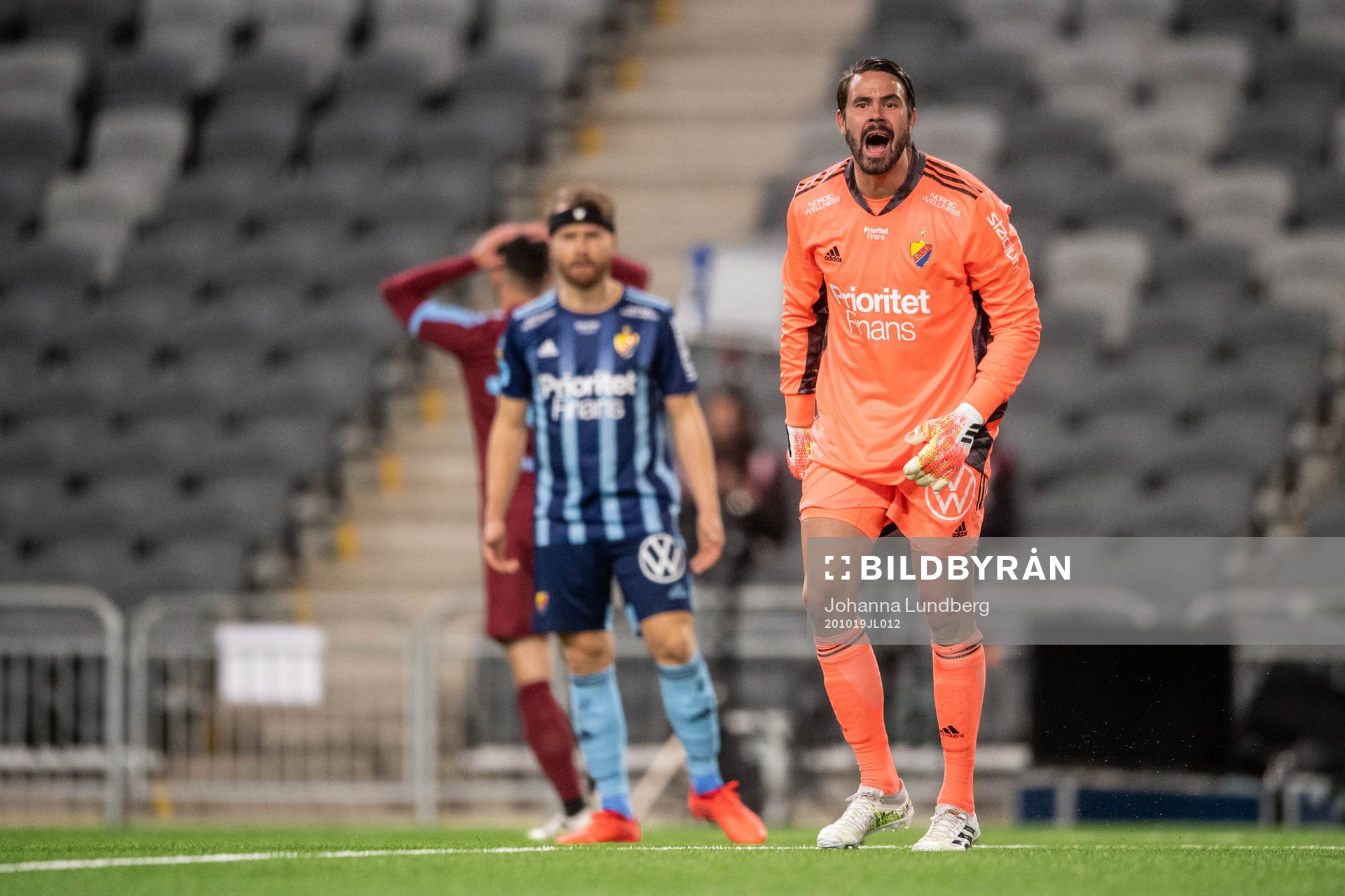 under fotbollsmatchen i Allsvenskan mellan Djurgården och