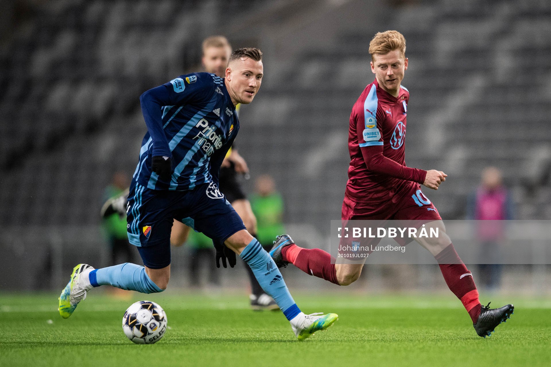 Djurgårdens Fredrik Ulvestad och Malmö FFs Anders