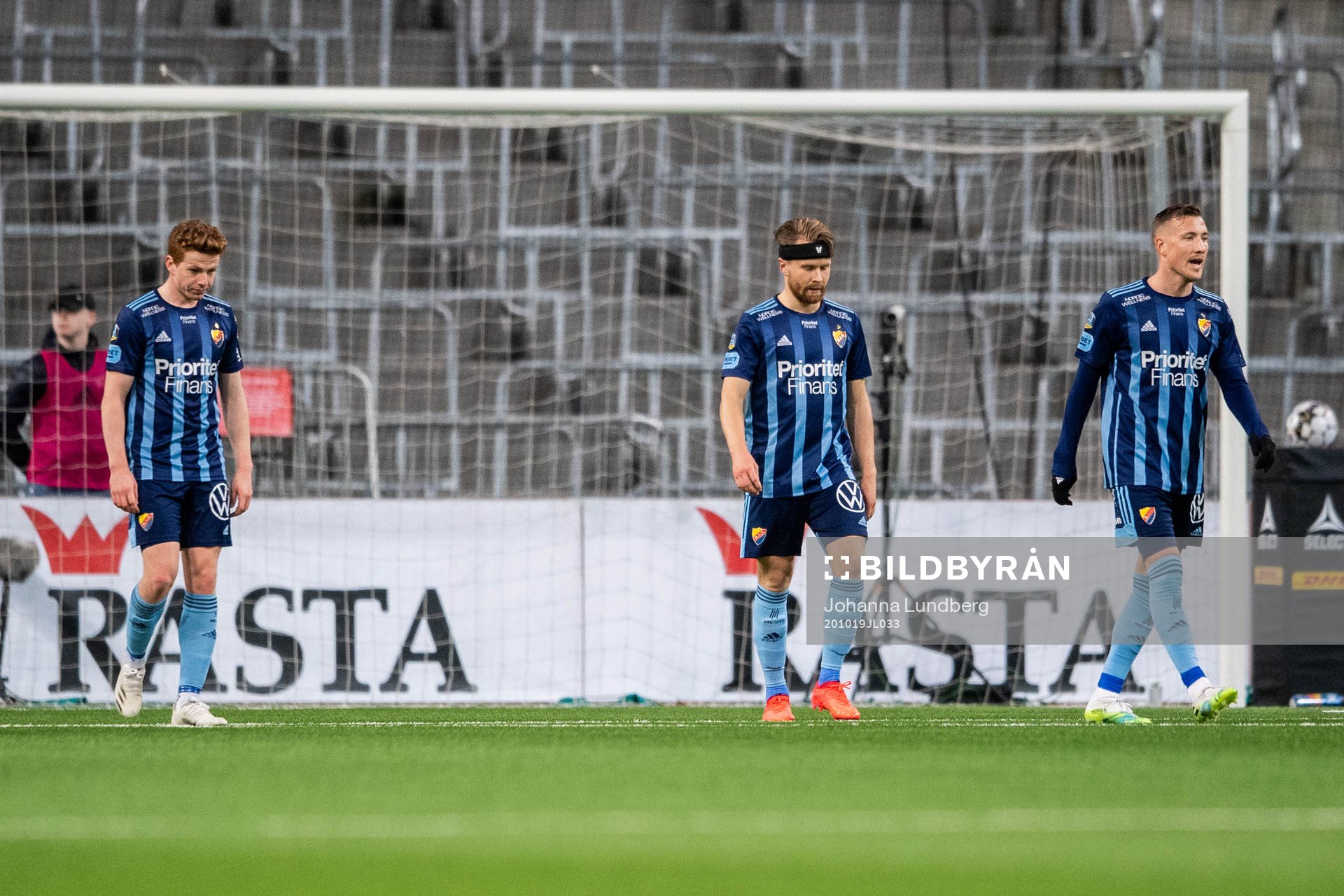 Djurgårdens Aslak Witry, Jacob Une Larsson och Fredrik