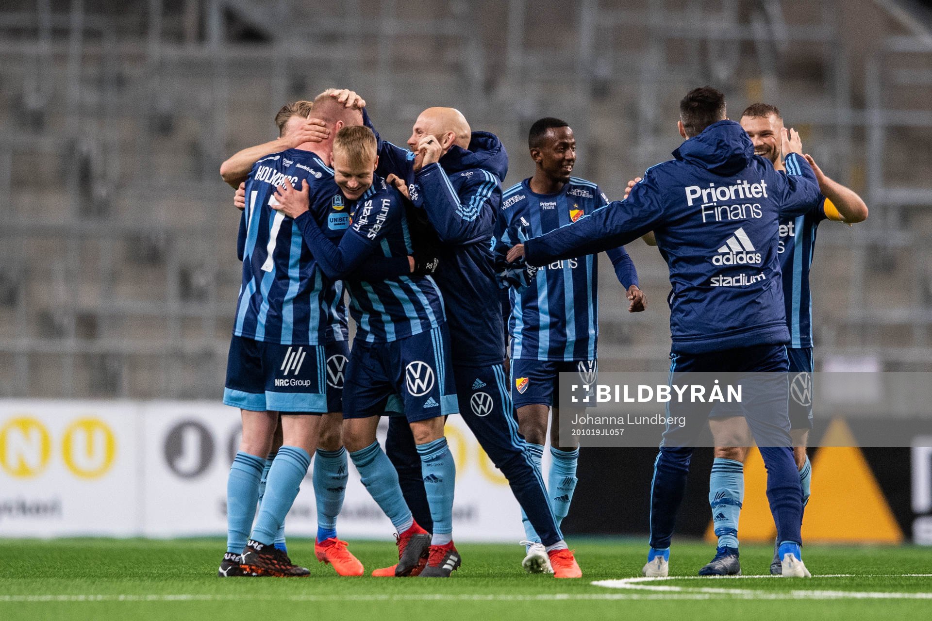Djurgårdens Elliot Käck, Kalle Holmberg, Magnus Eriksson