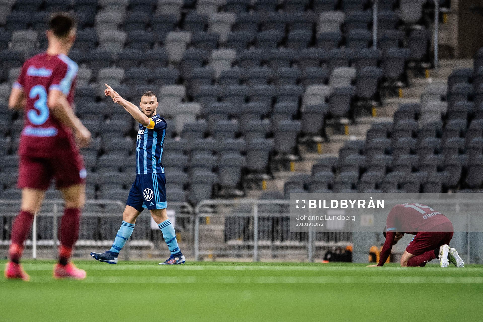 Djurgårdens Jesper Karlström jublar