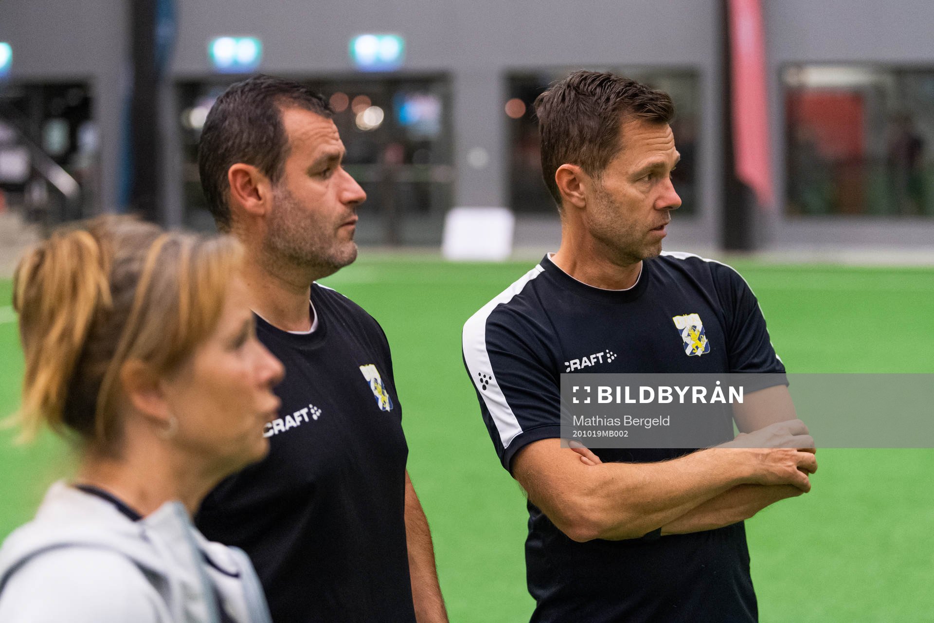 Tränare Cristian Loayza och Peter Svanström