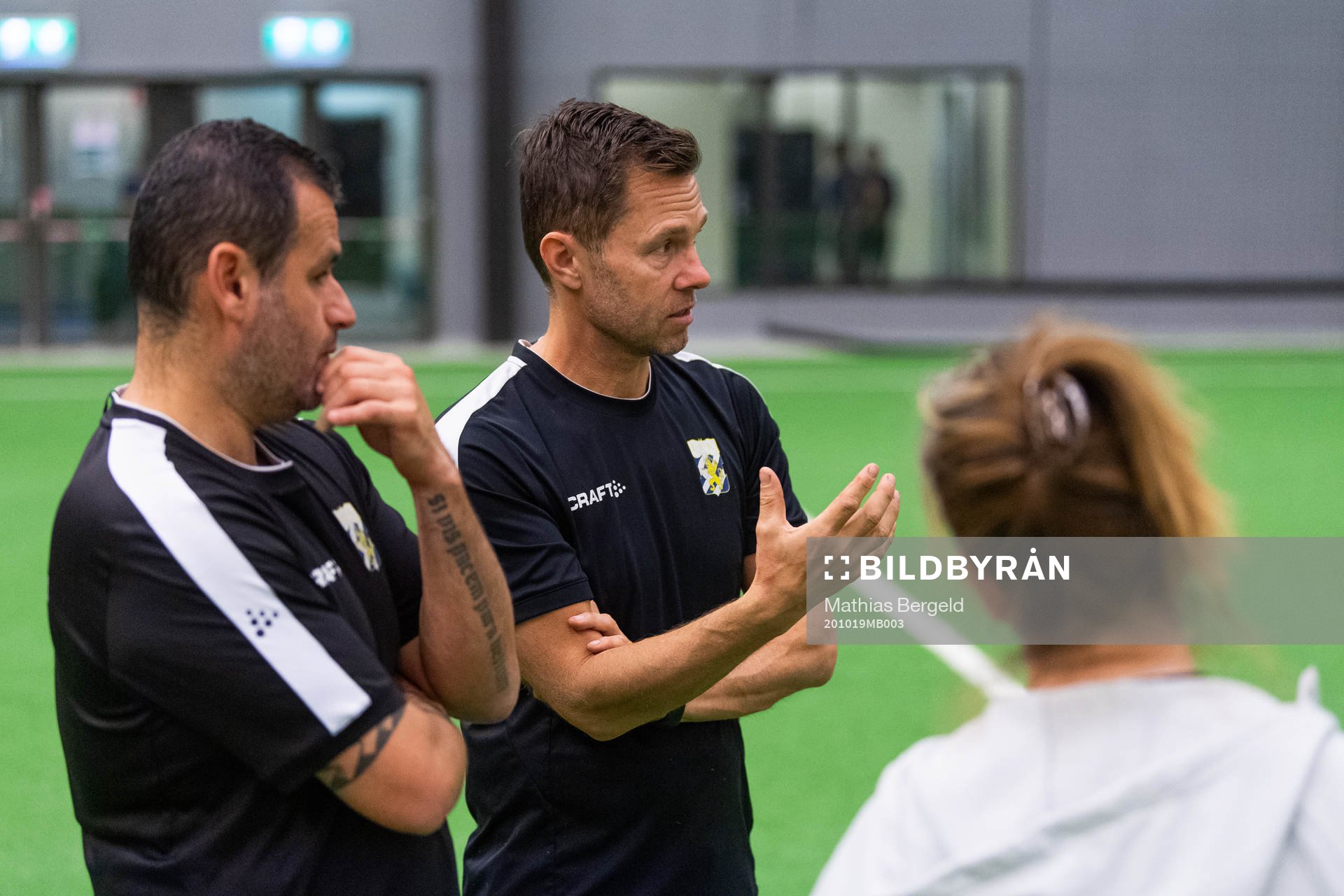 Tränare Cristian Loayza och Peter Svanström