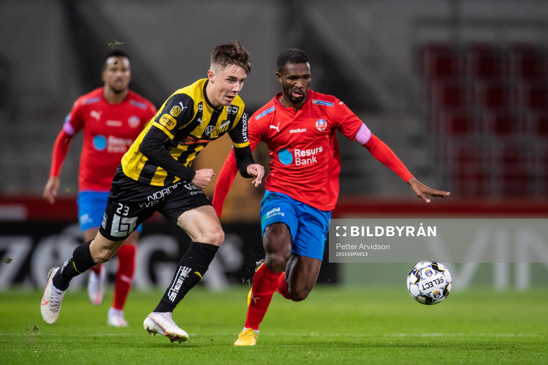 Häckens Patrik Wålemark och Helsingborgs Mohammed