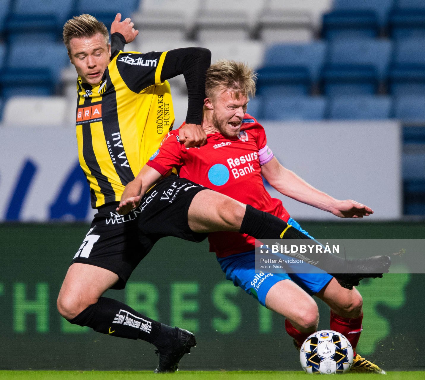 Häckens Alexander Söderlund och Helsingborgs Andreas