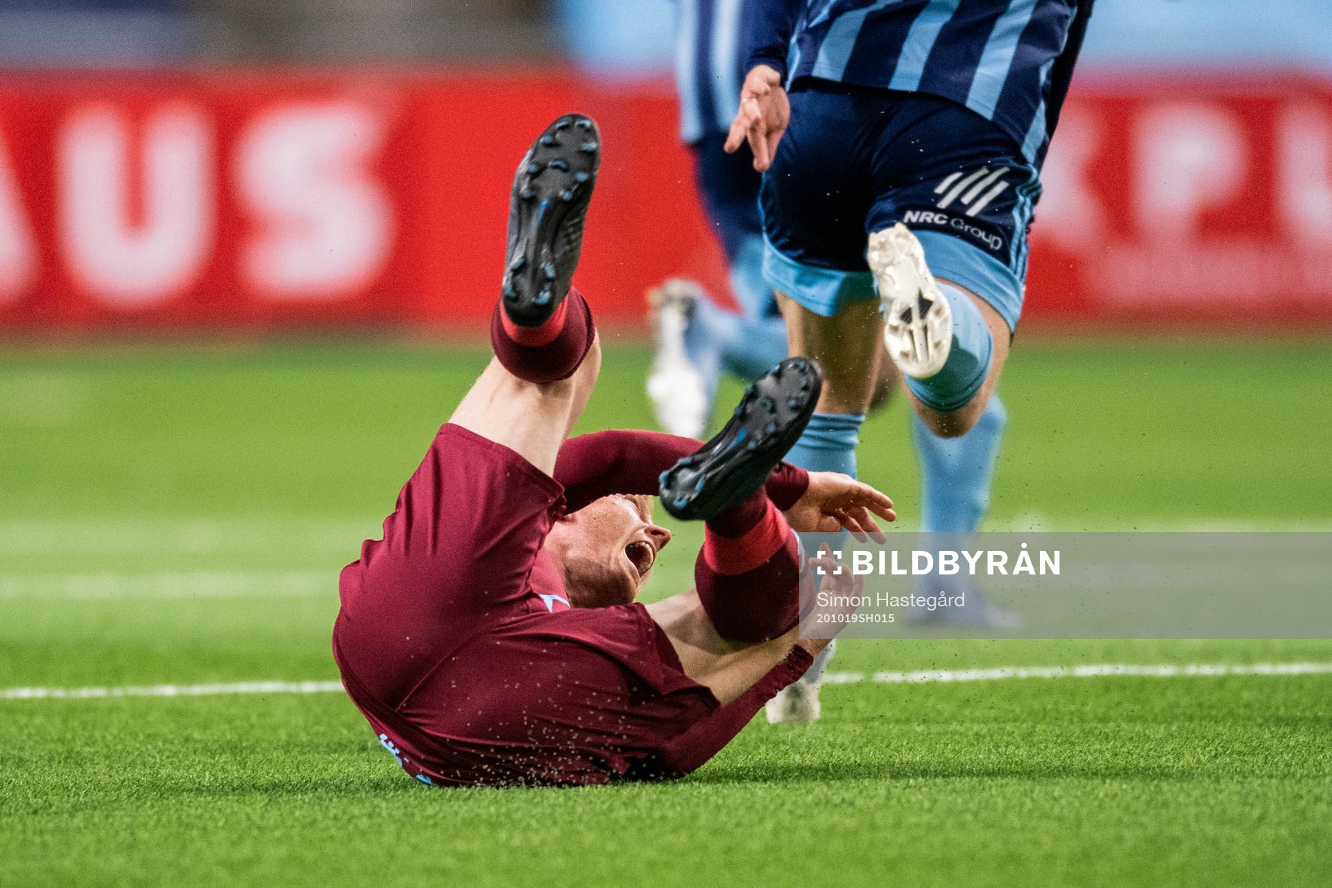 Malmö FFs Anders Christiansen har ont