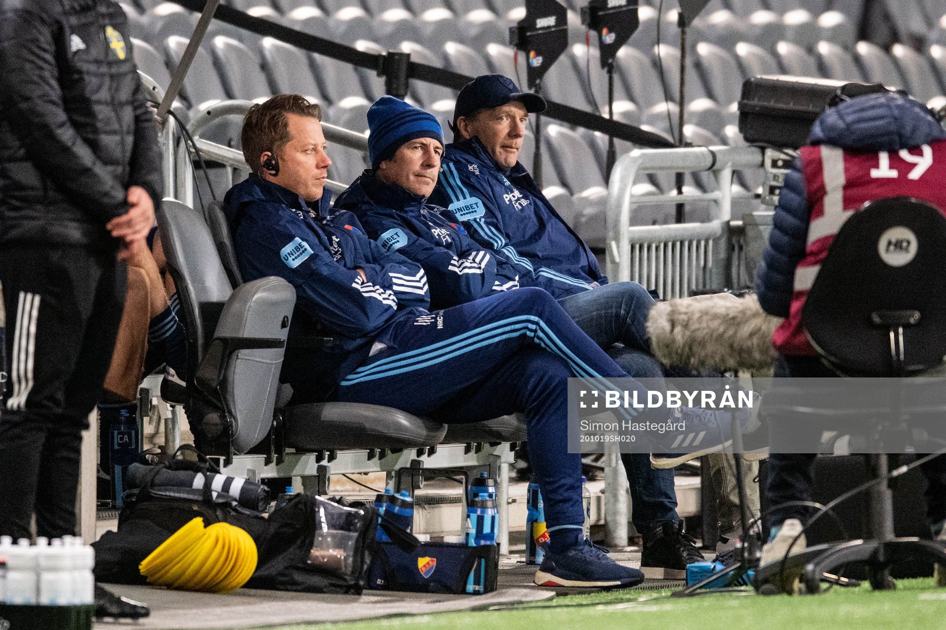 Djurgårdens tränare Thomas Lagerlöf och tränare Kim