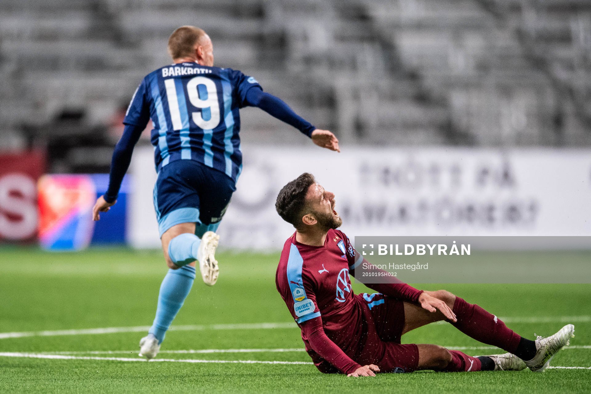 Malmö FFs Erdal Rakip får ont