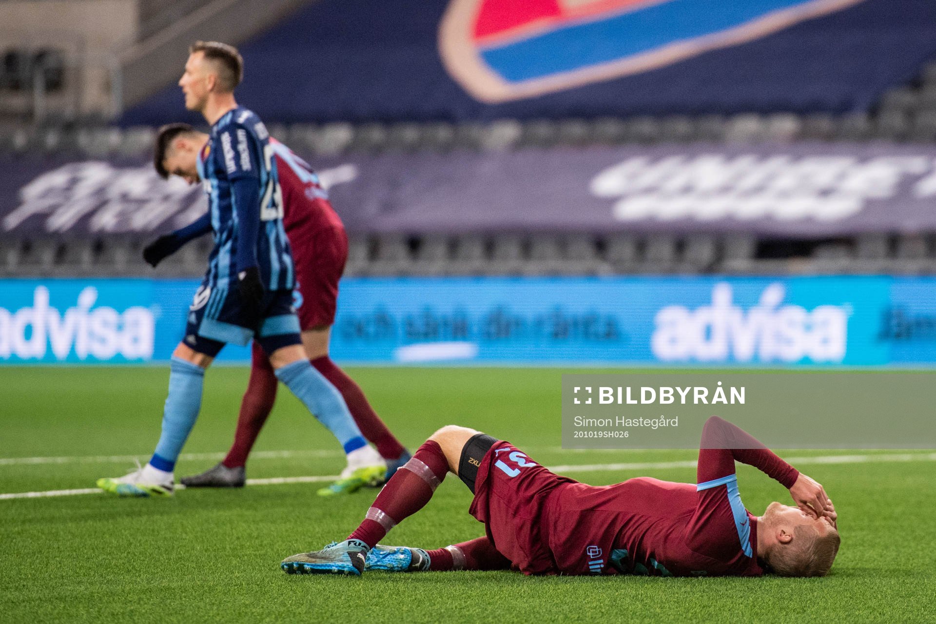 Malmö FFs Franz Brorsson har ont
