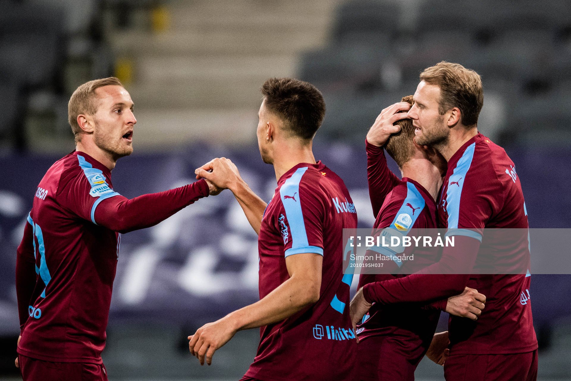 Malmö FFs Franz Brorsson, Jonas Knudsen, Anders
