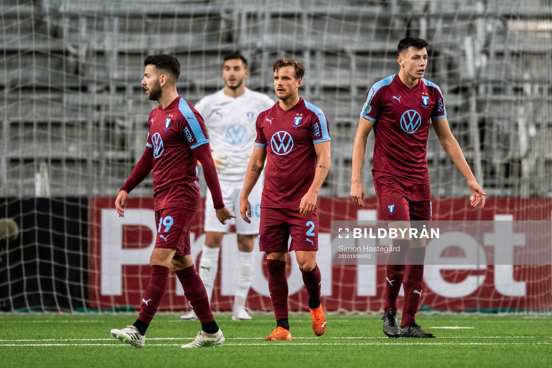 Malmö FFs Erdal Rakip, Eric Larsson och Anel Ahmedhodzic