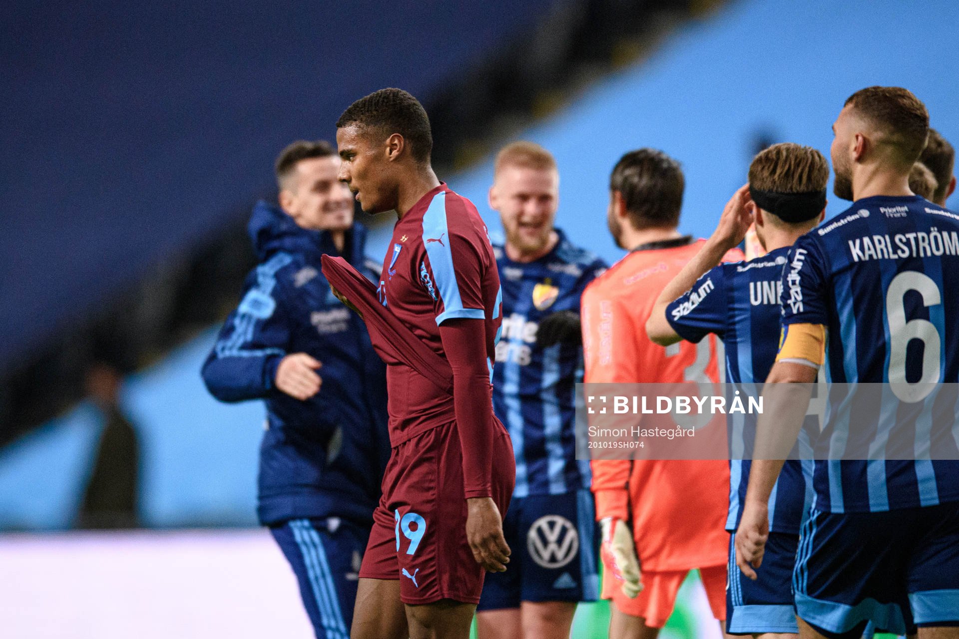 Malmö FFs Amin Sarr deppar