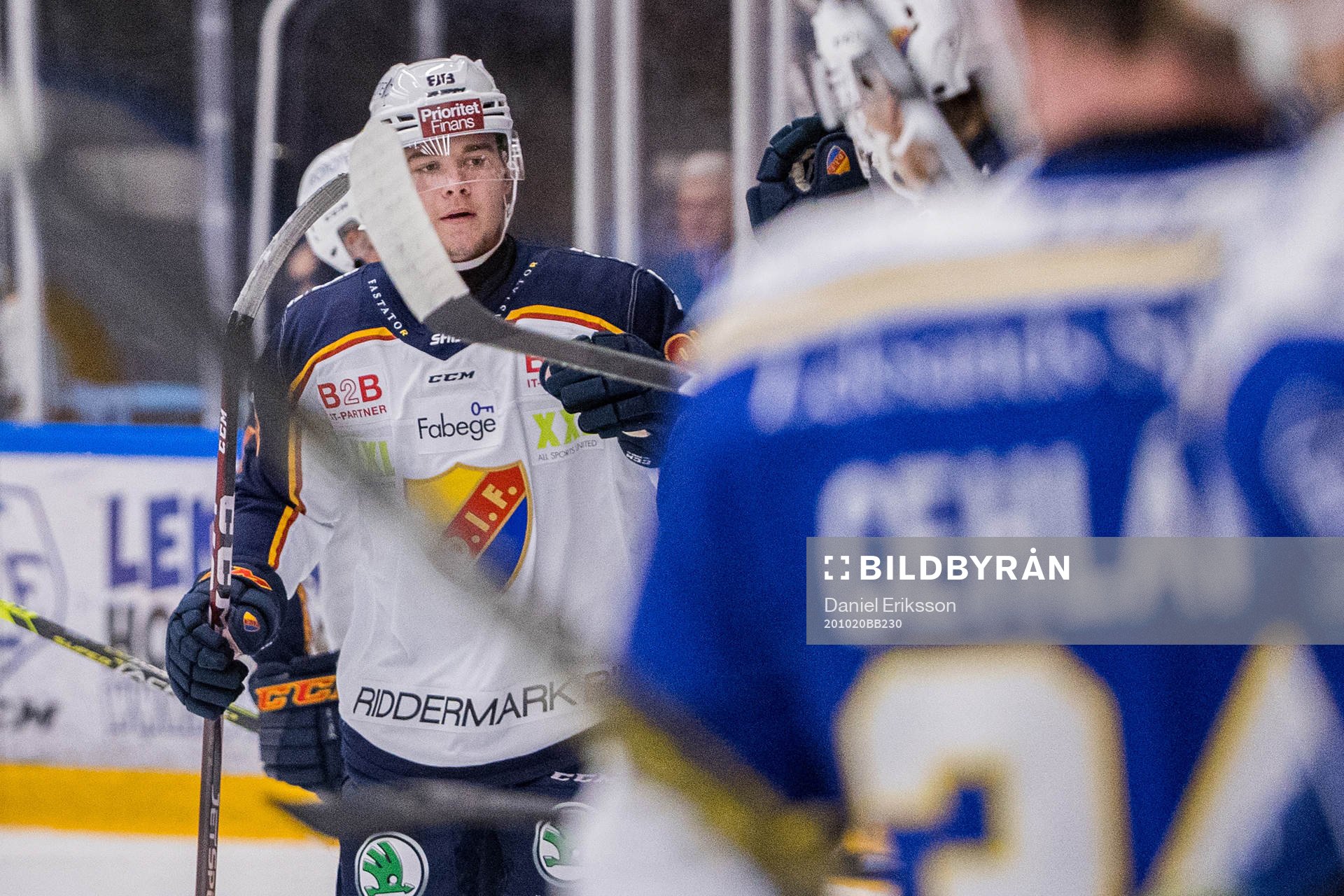 Djurgårdens Alexander Holtz jublar