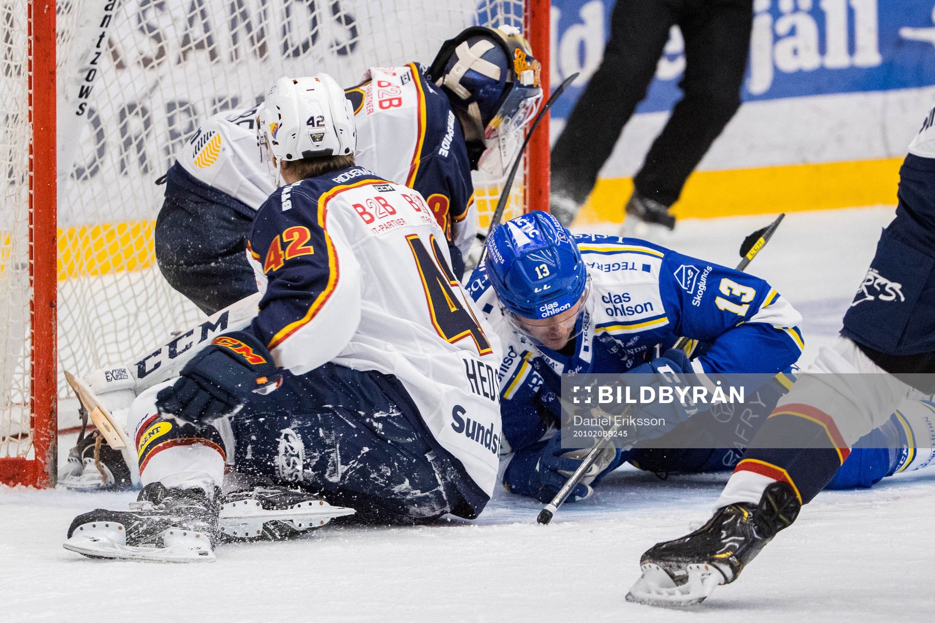 Leksands Jon Knuts mot Djurgårdens Ludvig Hedström och