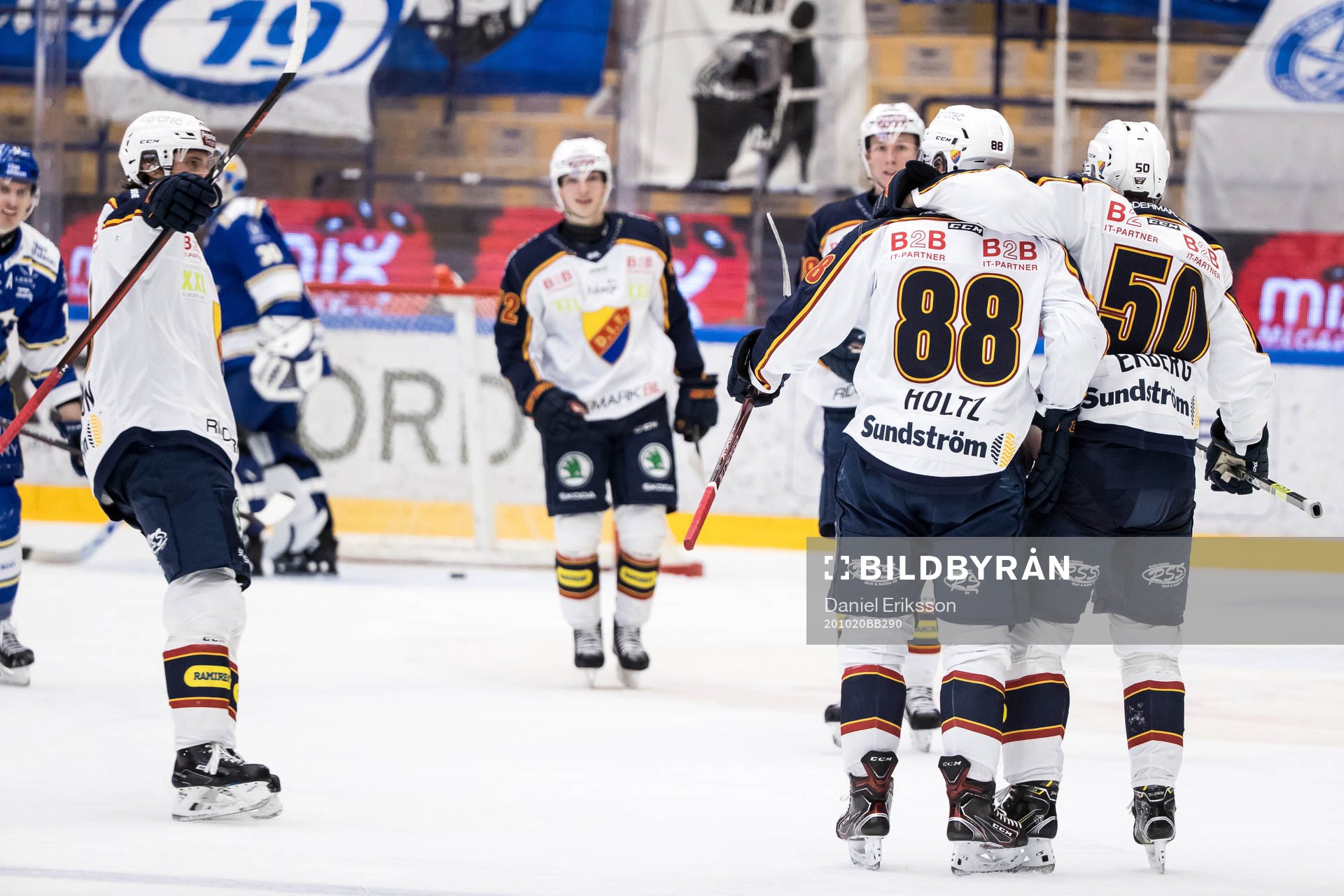 Djurgårdens Alexander Holtz jublar
