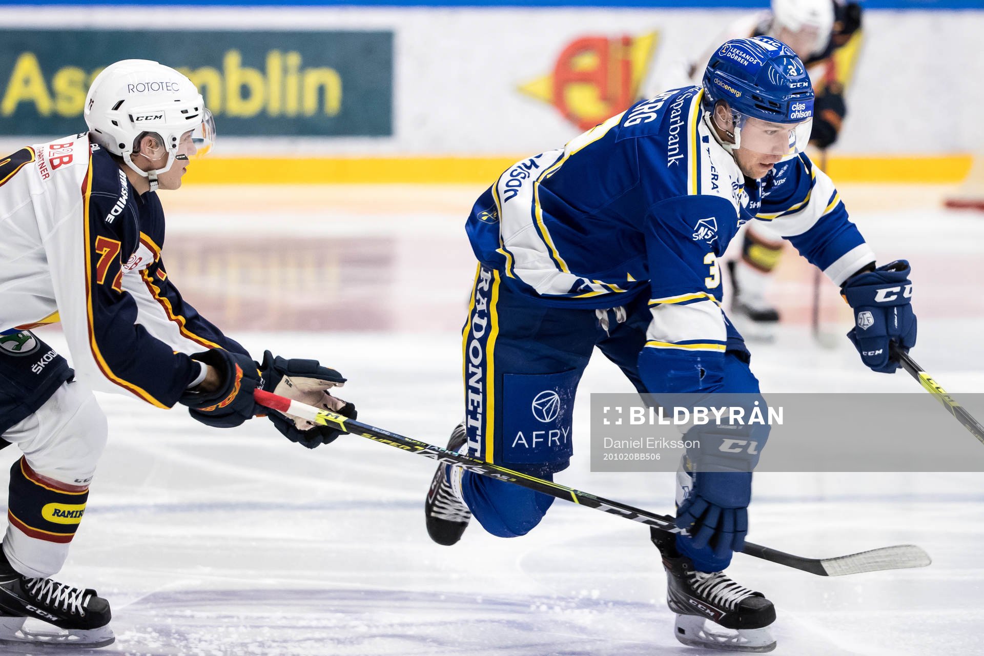 Leksands August Berg och Djurgårdens William Eklund