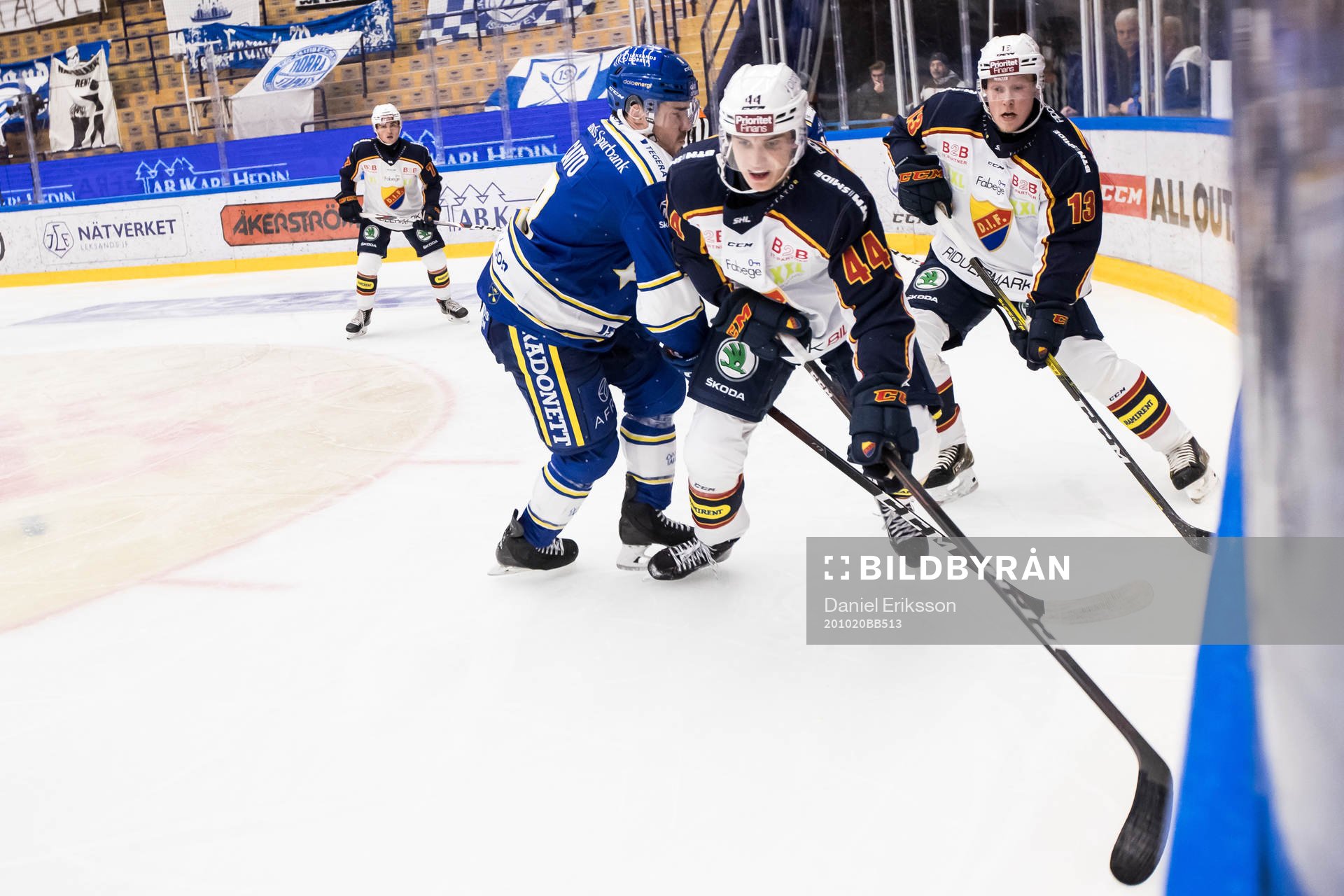 Leksands Matt Caito och Djurgårdens Anton Larsson