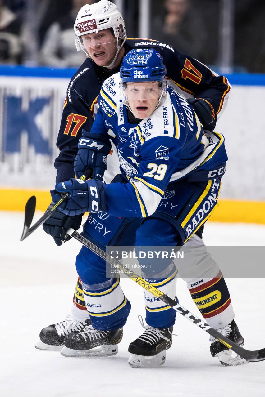 Leksands Emil Heineman och Djurgårdens Henrik Eriksson
