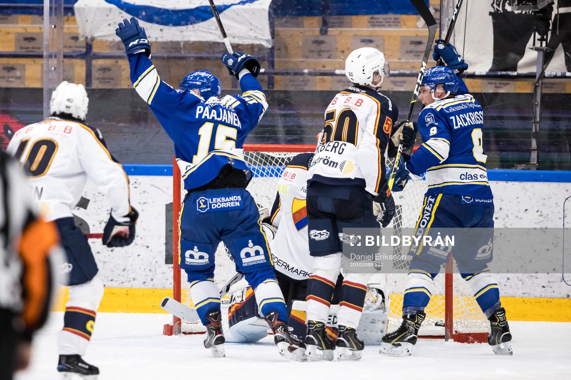 Leksands Otto Paajanen och Leksands Patrik Zackrisson