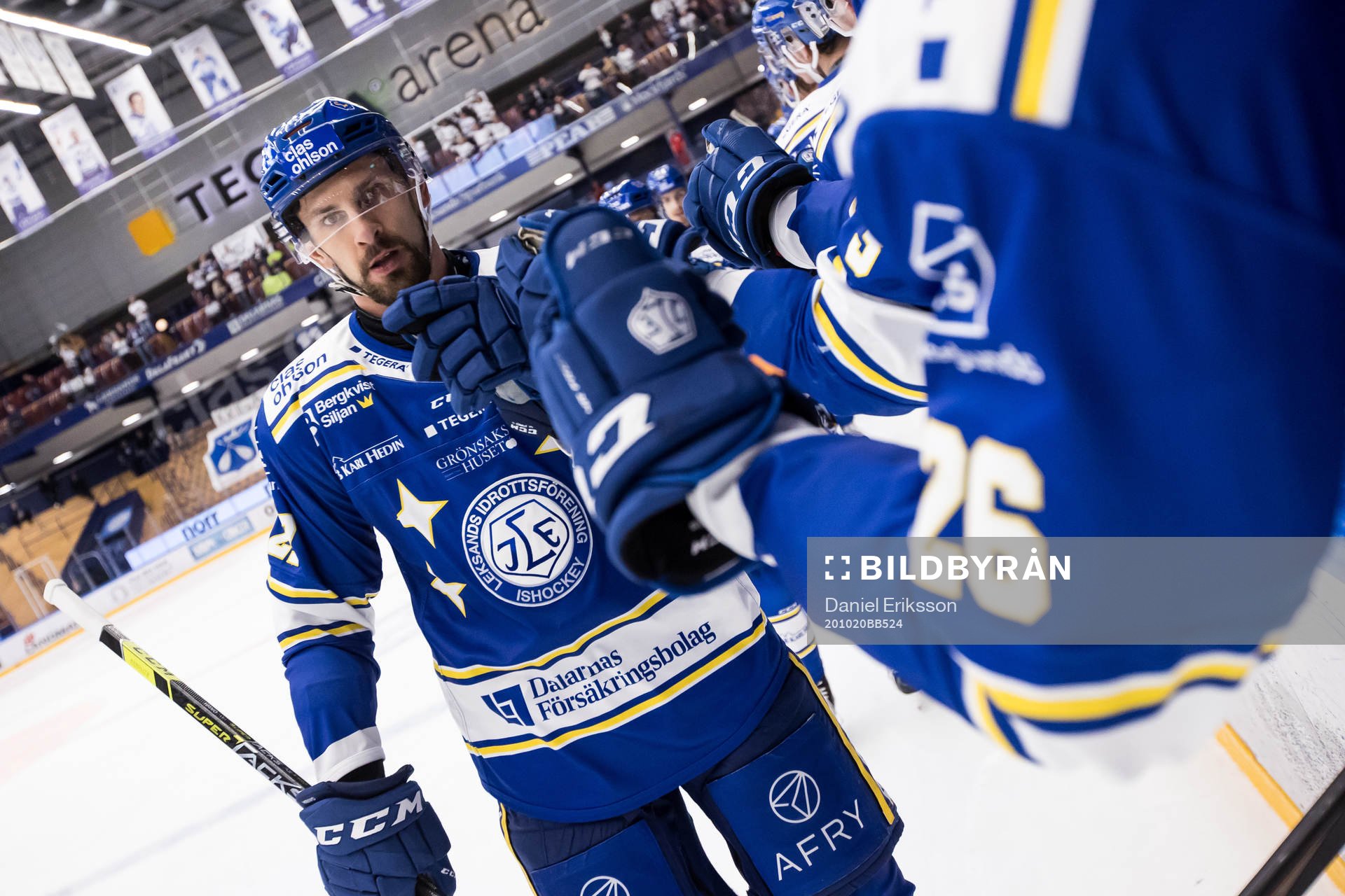 Leksands Marek Hrivík jubel