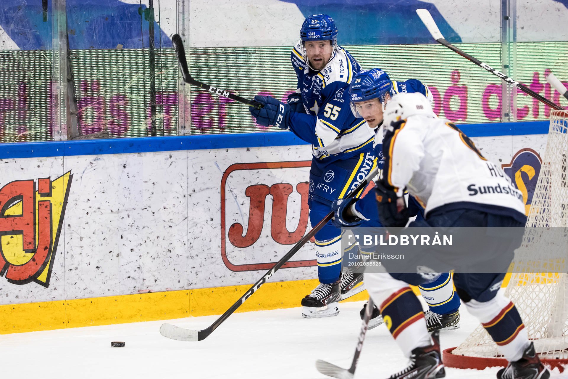 Leksands Jonas Ahnelöv och Leksands Lucas Nordsäter