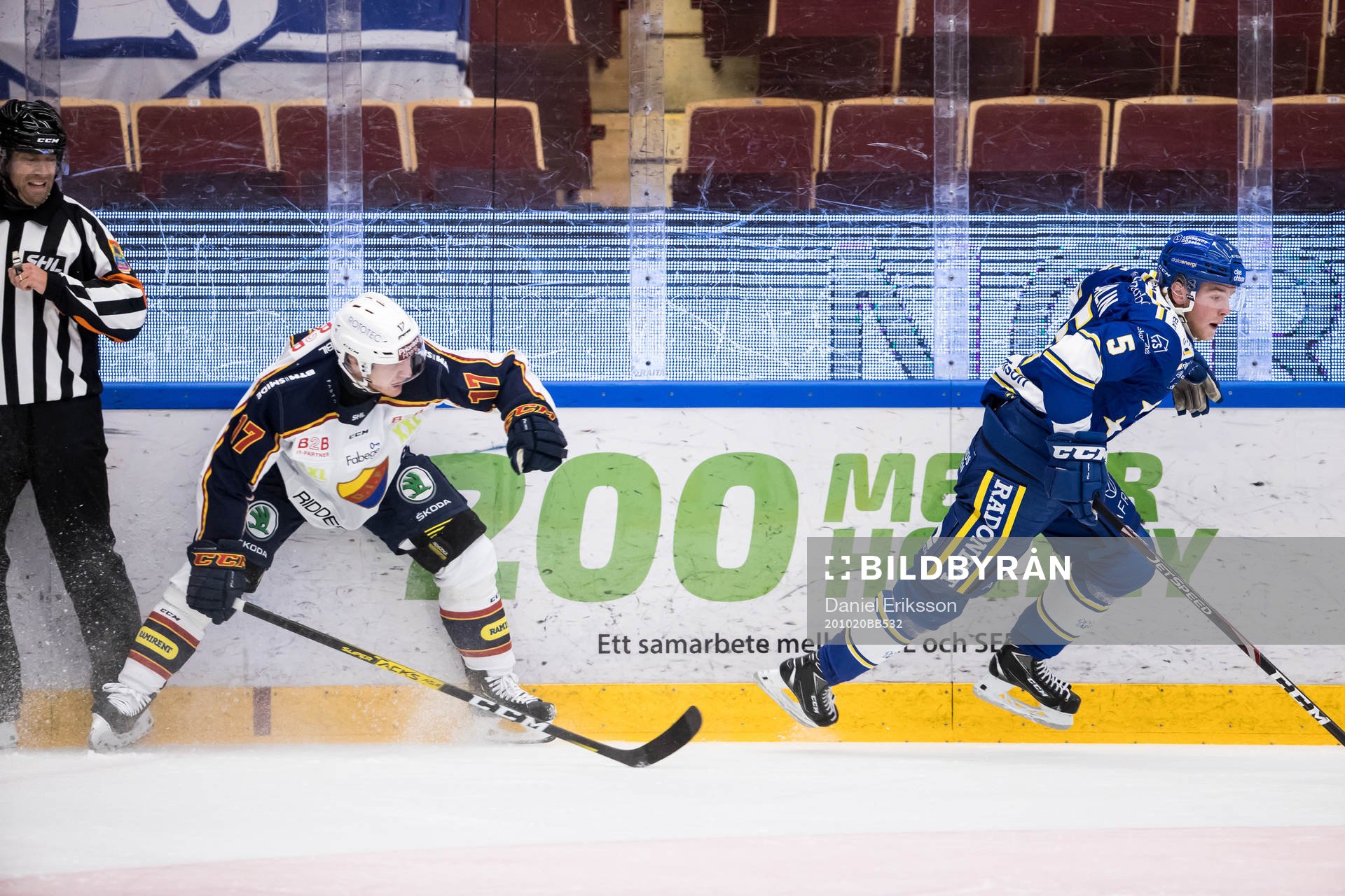 Leksands Calle Själin och Djurgårdens Henrik Eriksson