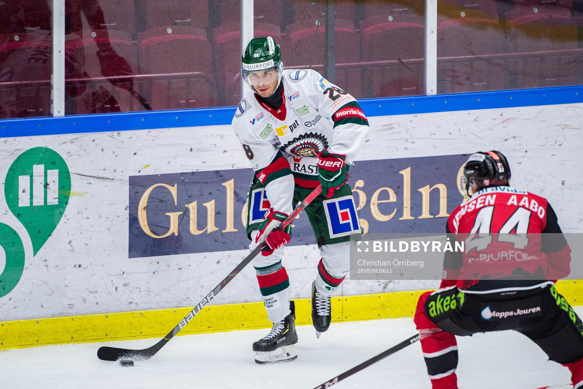 Frölundas Johan Sundström och Malmö Redhawks Jesper