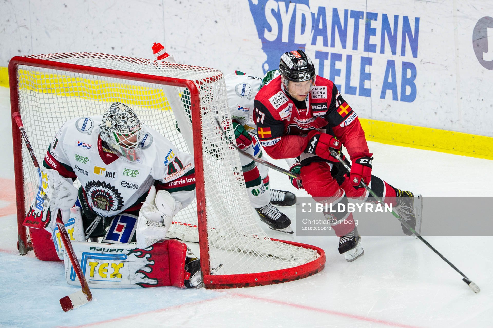 Malmö Redhawks Pathrik Westerholm oroar mot Frölundas