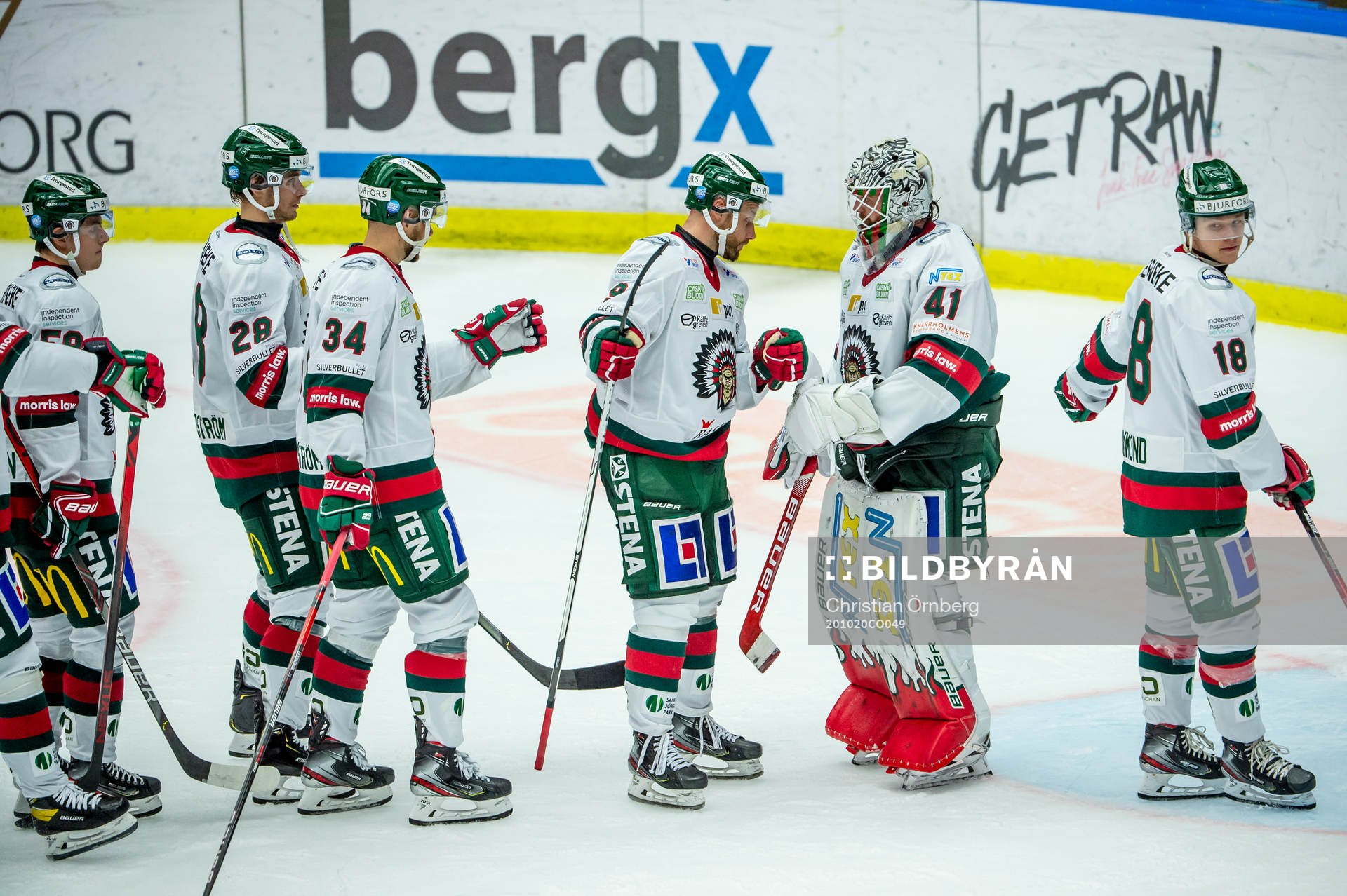 under ishockeymatchen i SHL mellan Malmö Redhawks och