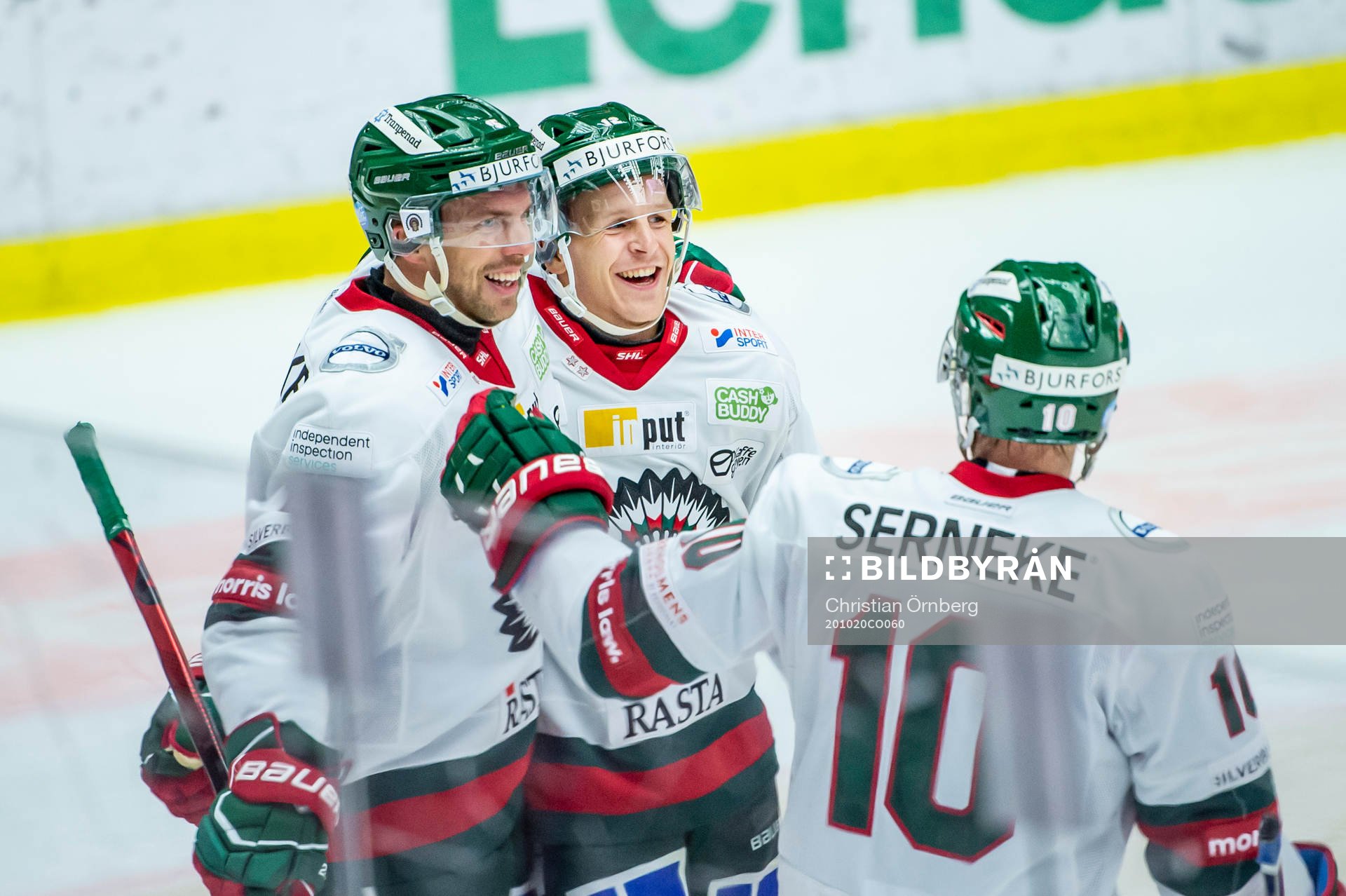 Frölundas Max Friberg jublar