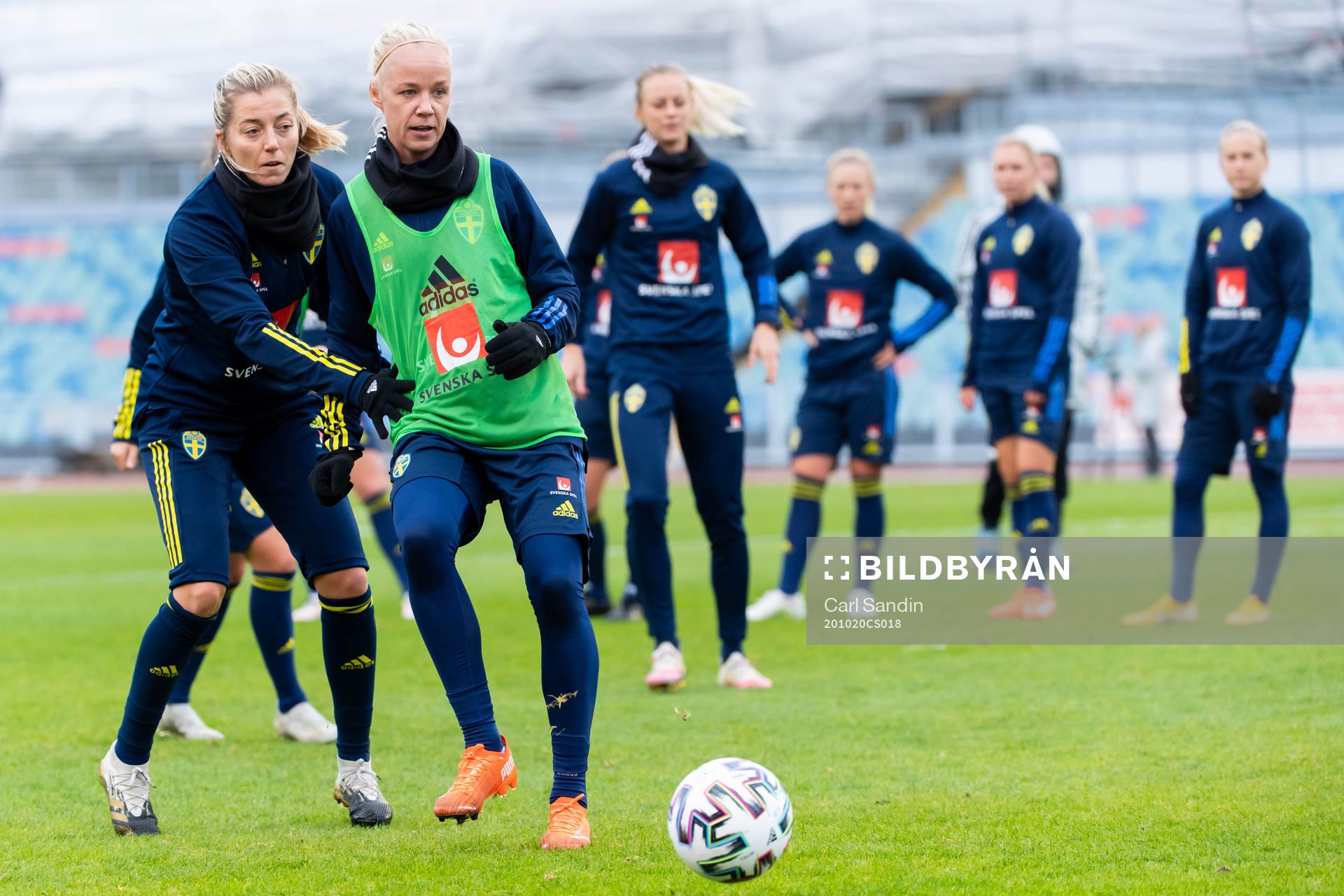 Linda Sembrant och Caroline Seger