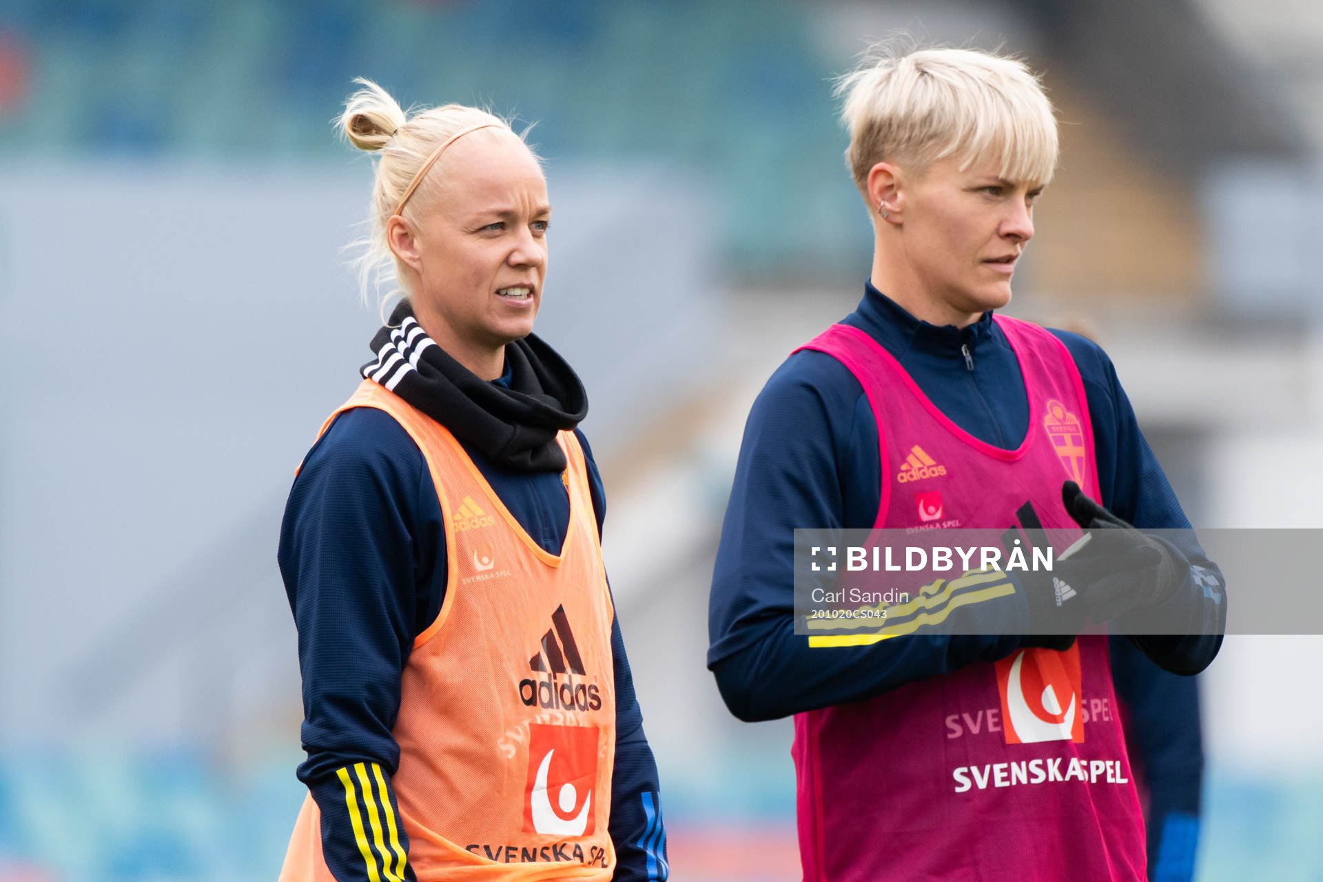 Caroline Seger and Nilla Fischer