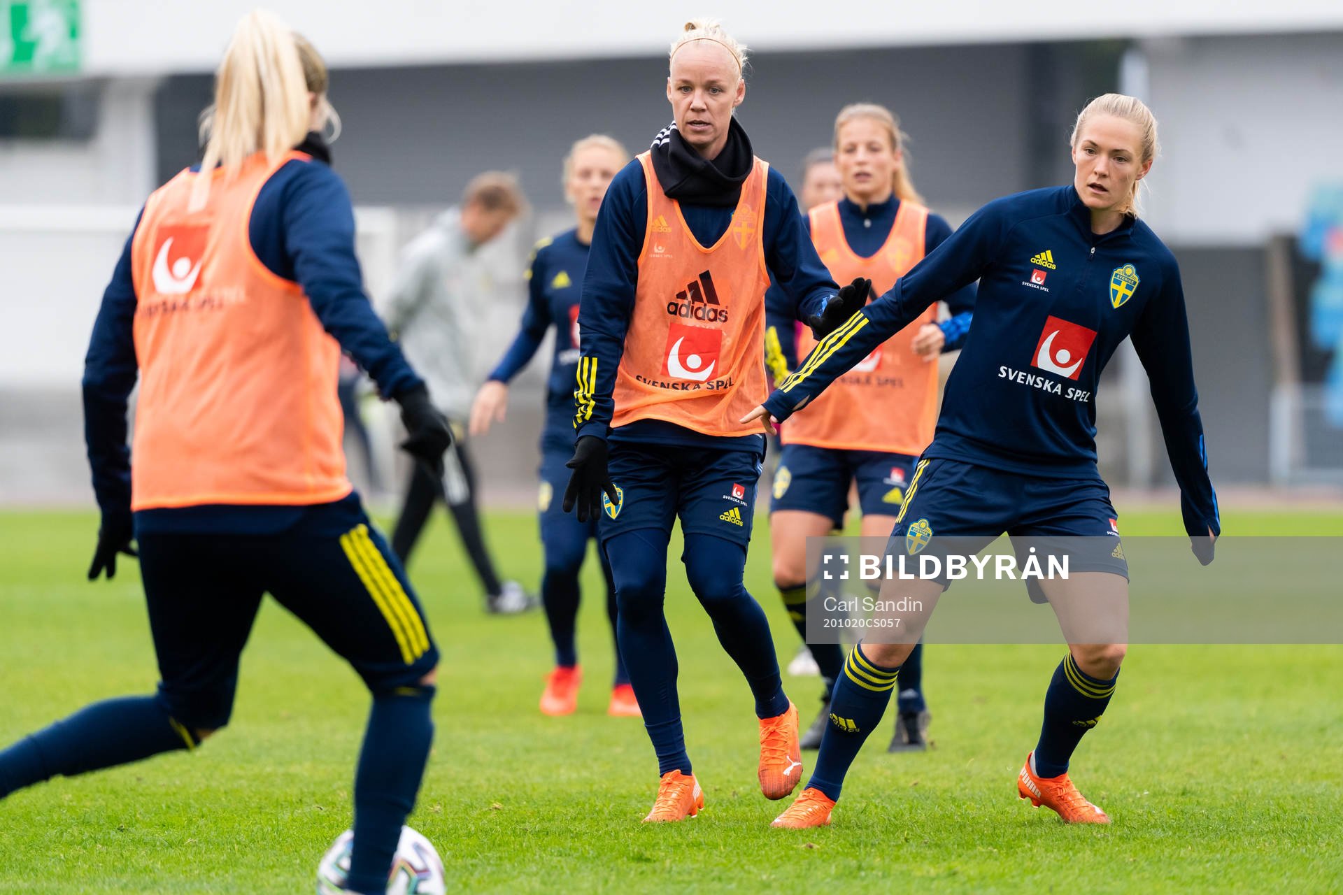 Caroline Seger and Magdalena Eriksson