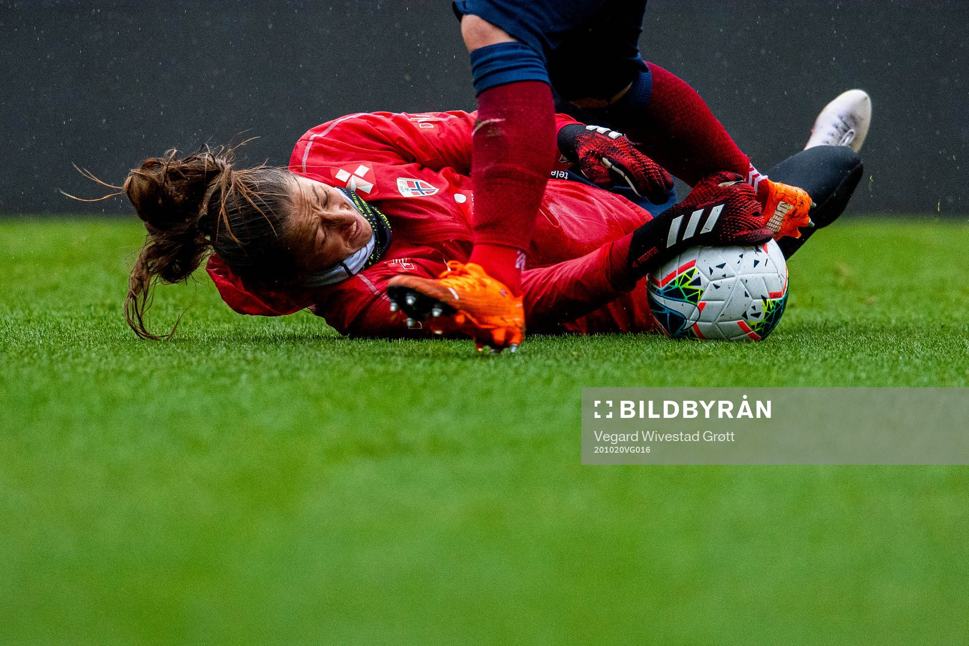 Goalkeeper Cecilie Fiskerstrand of the Norwegian women’s