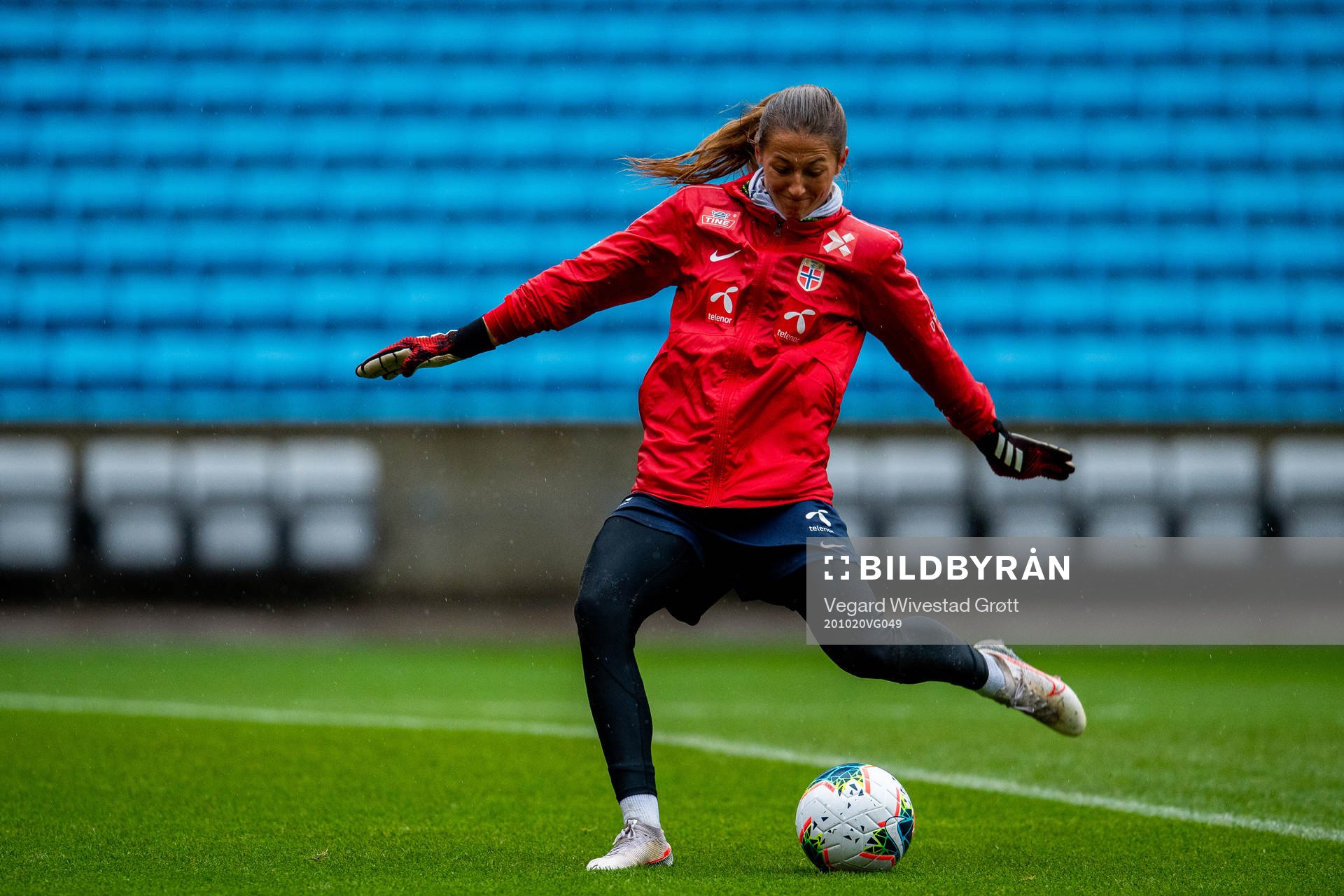 Goalkeeper Cecilie Fiskerstrand of the Norwegian women’s