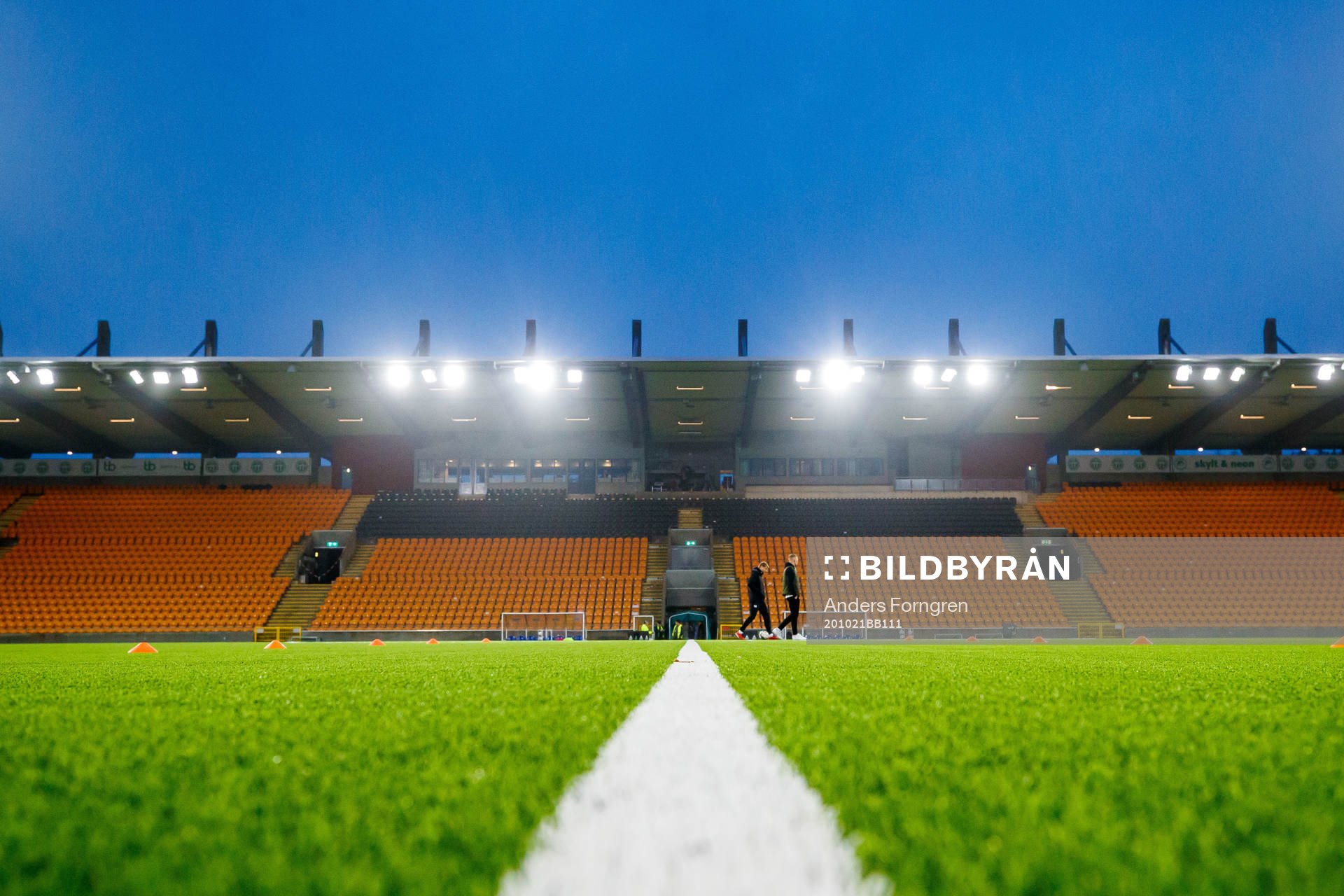 Iver Arena innan fotbollsmatchen i Superettan  mellan