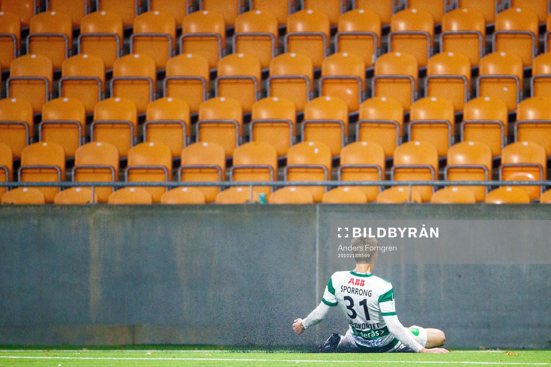 Västerås Albin Sporrong jublar