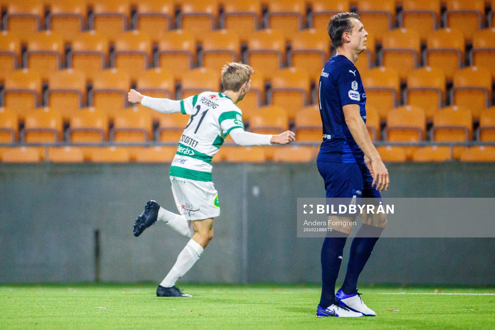 Västerås Albin Sporrong jublar