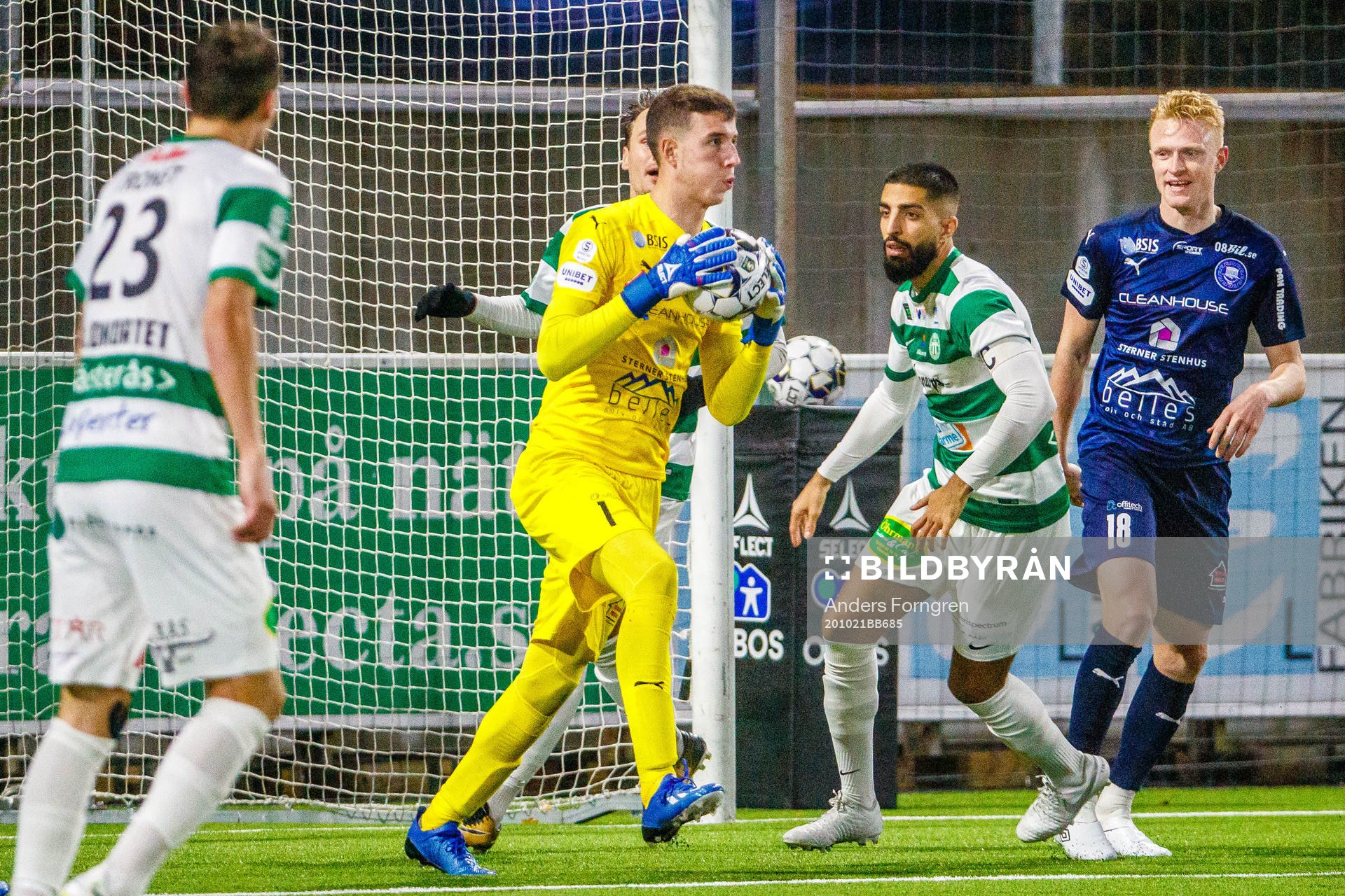 Akropolis målvakt Samuel Brolin Västerås Sean Sabetkar