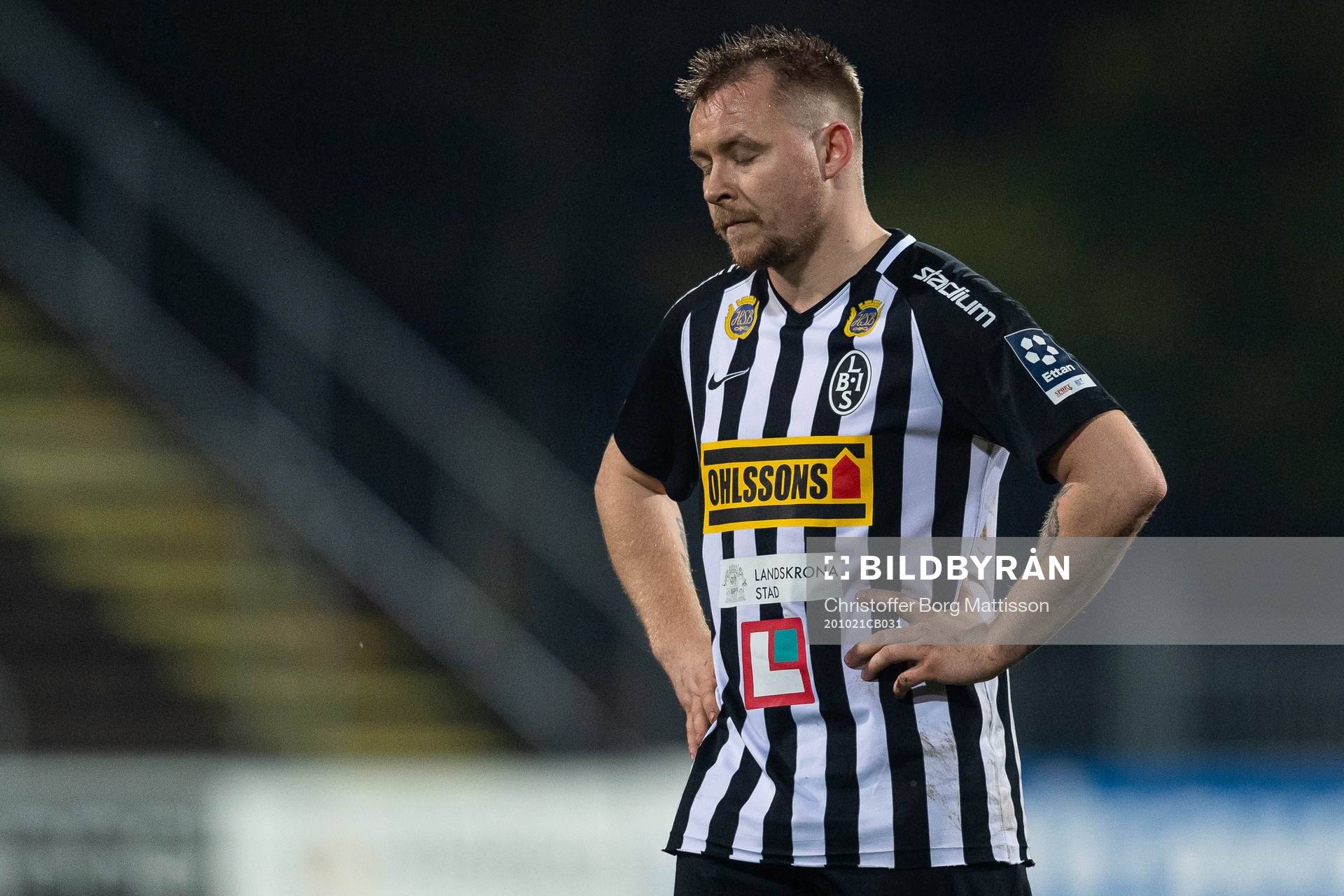 Landskronas Niklas Nielsen deppar