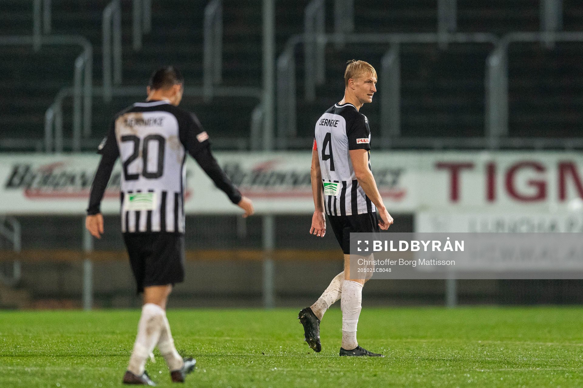 Landskronas Sumar Almadjed och Viktor Wihlstrand deppar